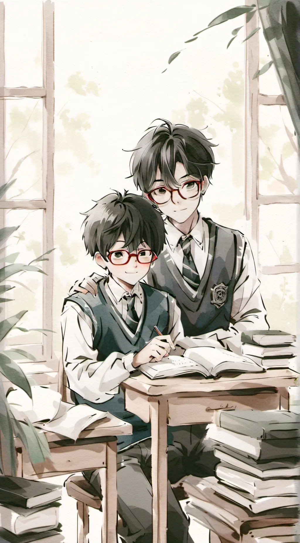 ai character: leo background