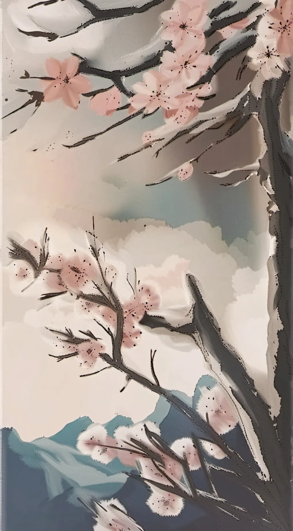 ai character: smiling critters background