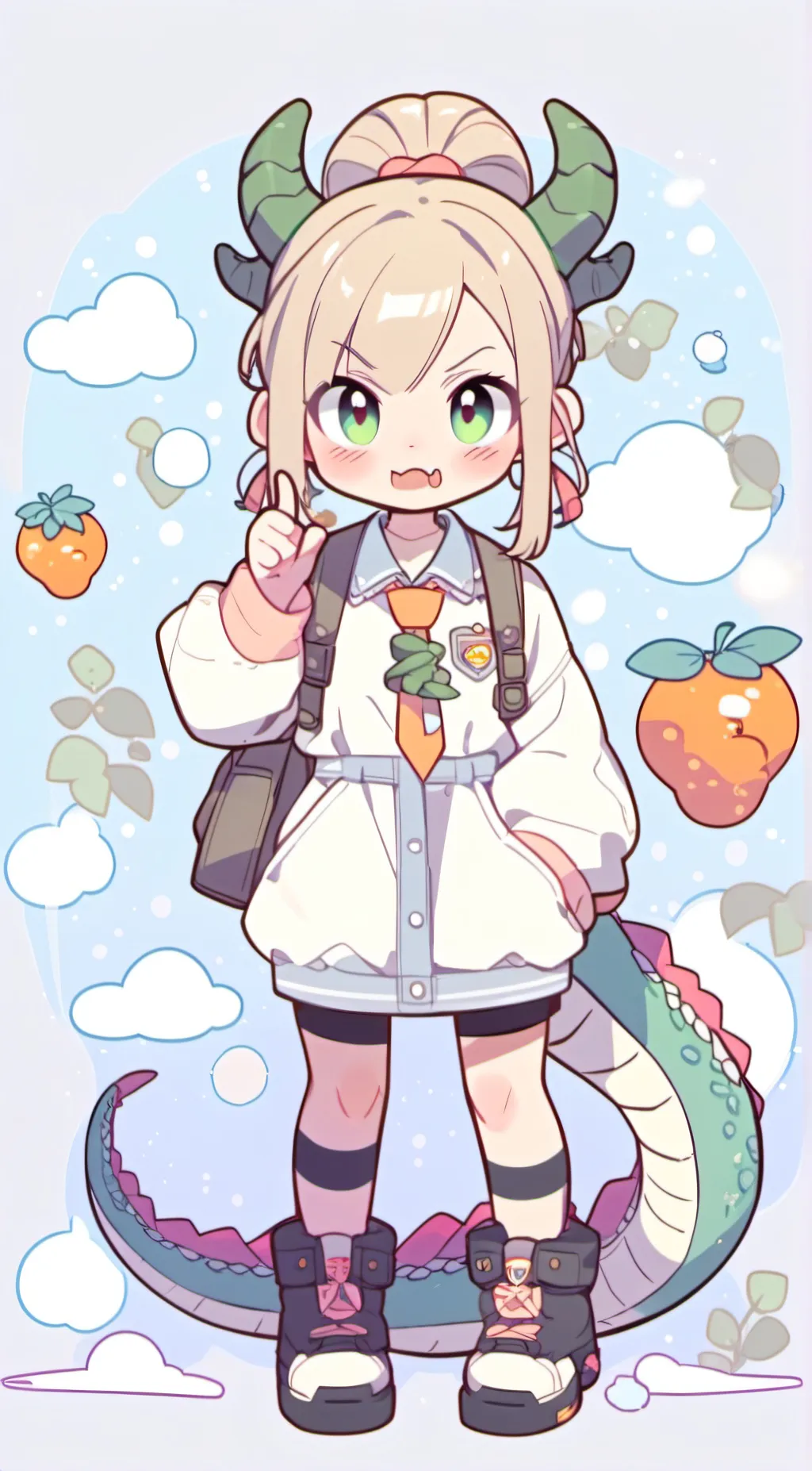 ai character: , Kayla Snapple background