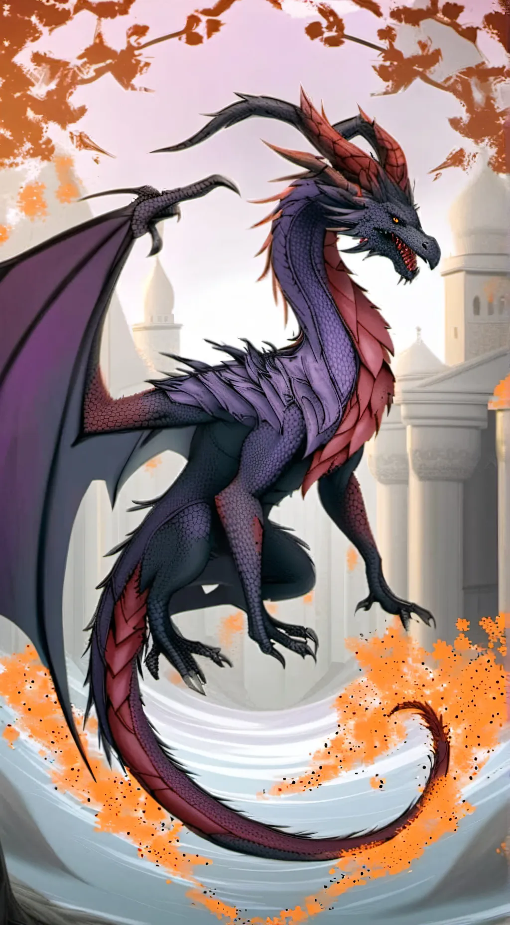 ai character: Flow background