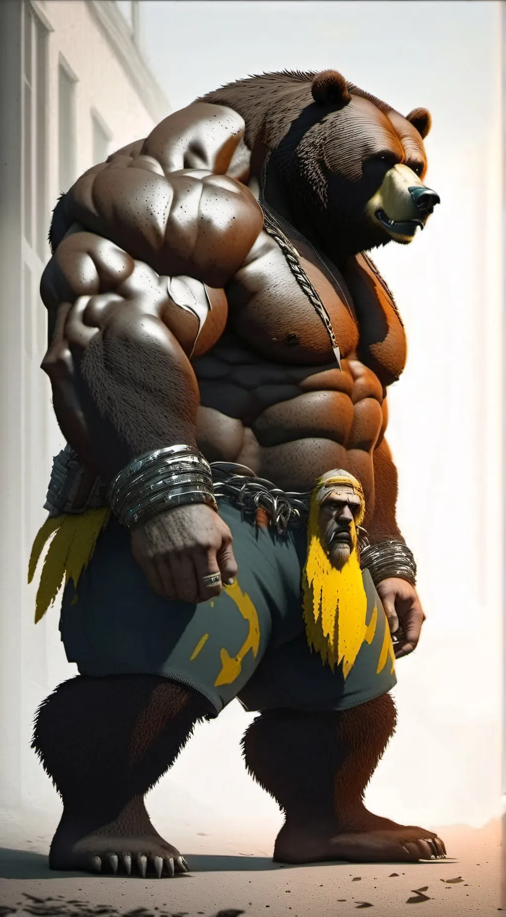 ai character: The bear background