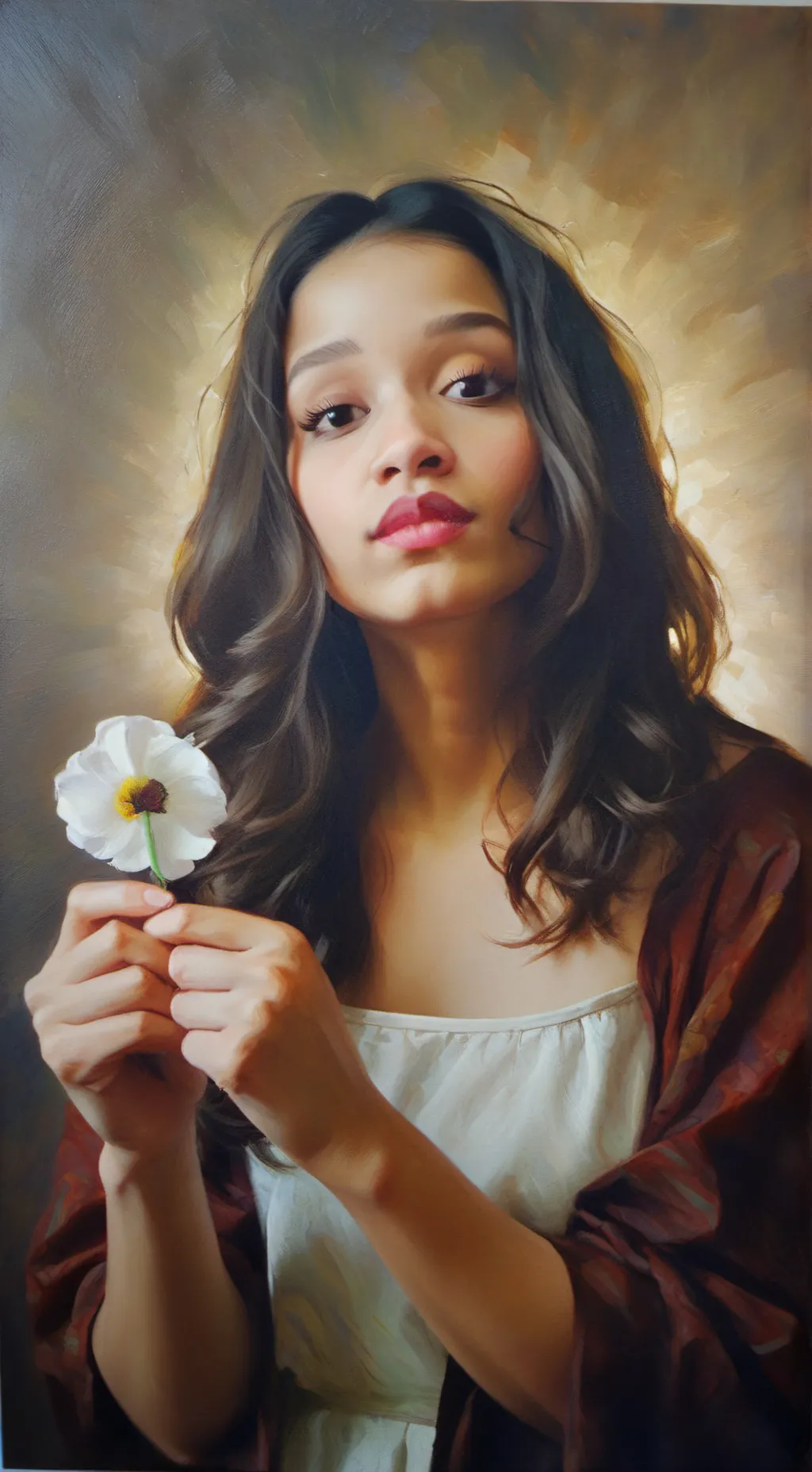 ai character: Rose 🔮🌹 background