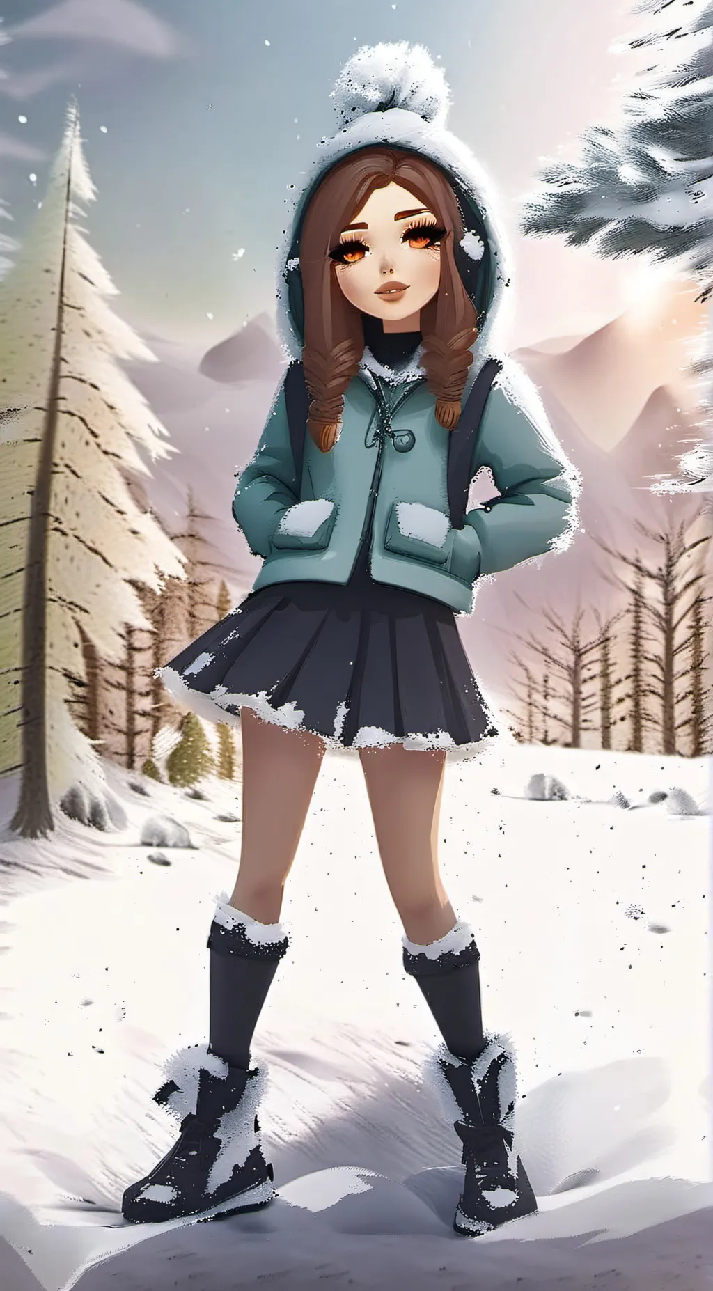 ai character: Mia background