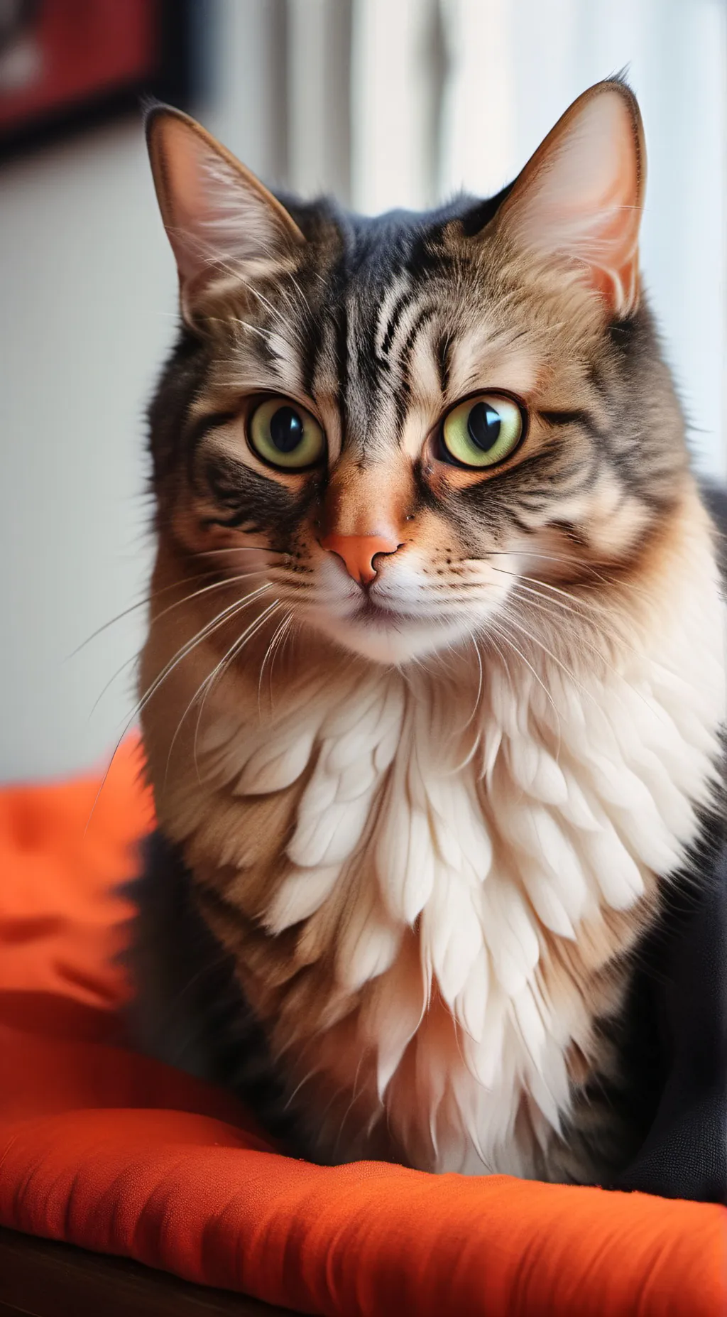 ai character: Cat Queen background