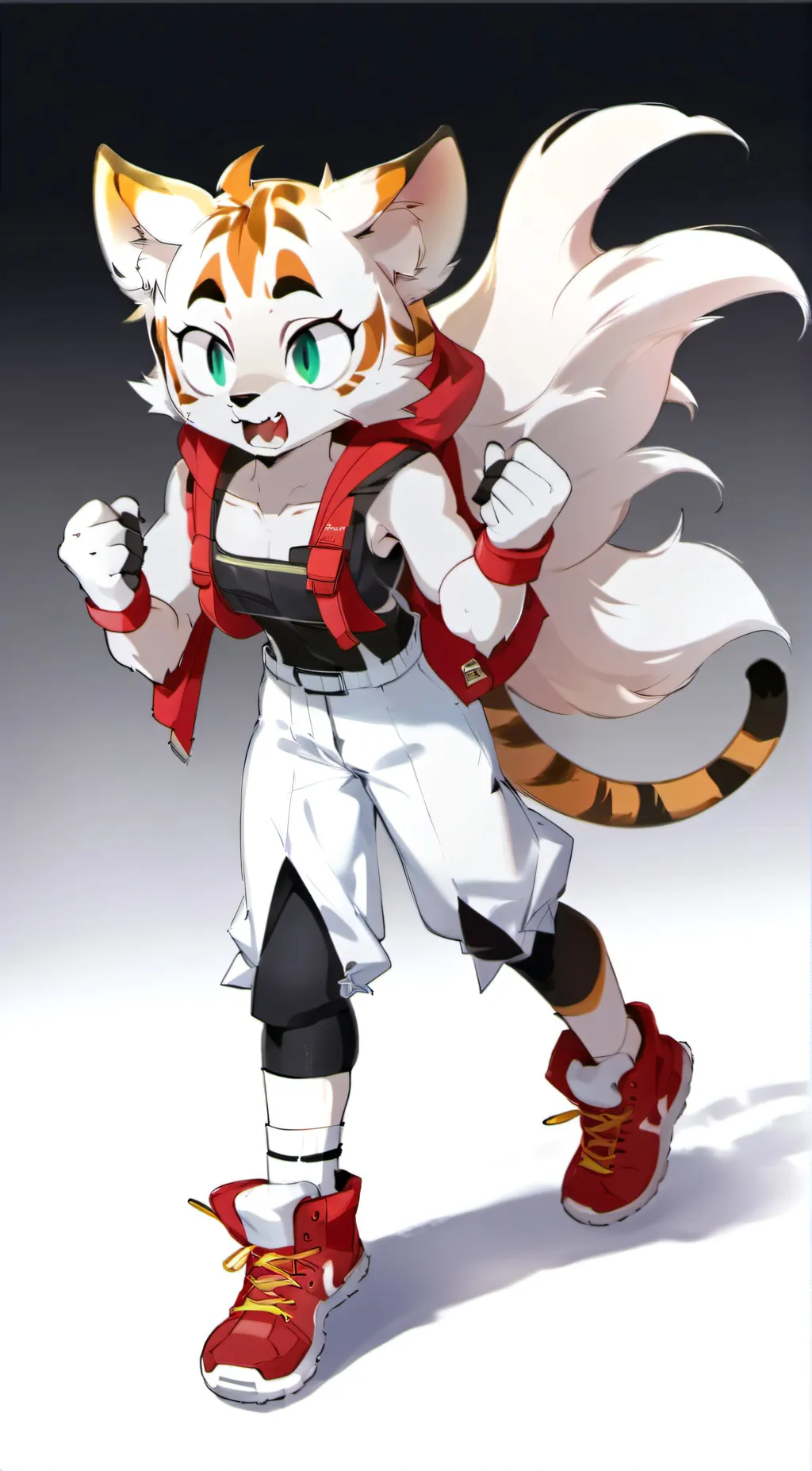 ai character: Sonic (The mobain) background