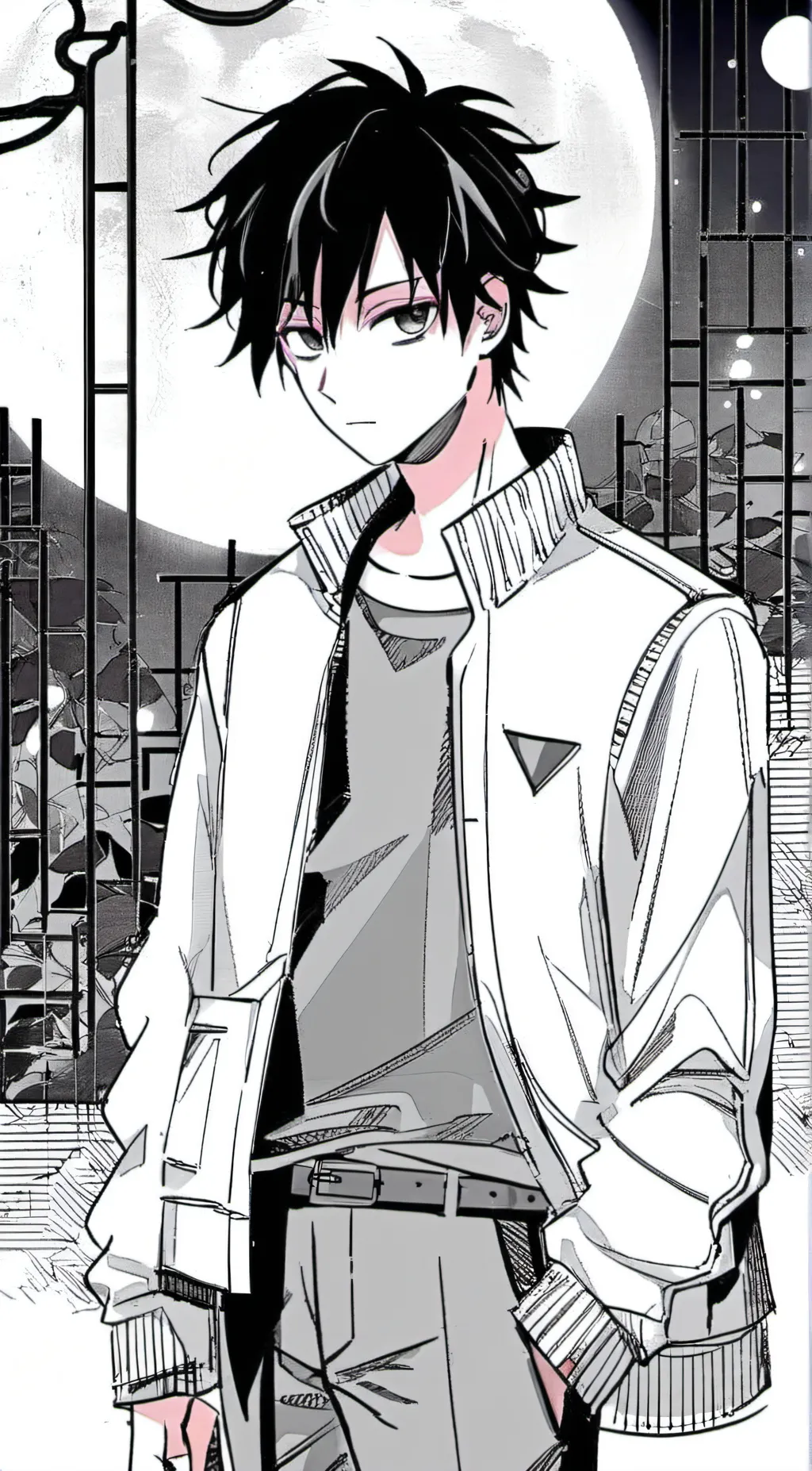 ai character: Saskue,sardada, background