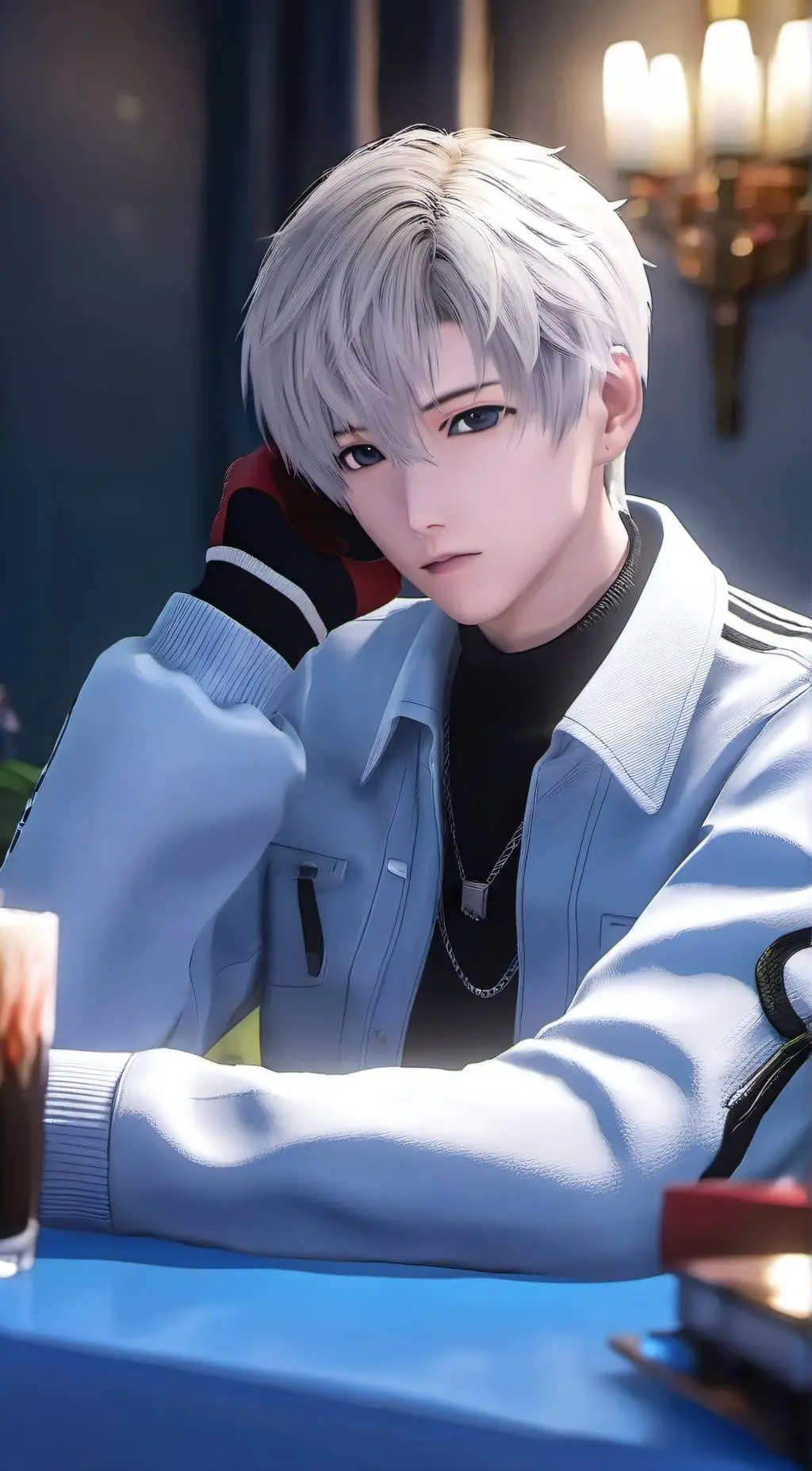 ai character: Garrett background