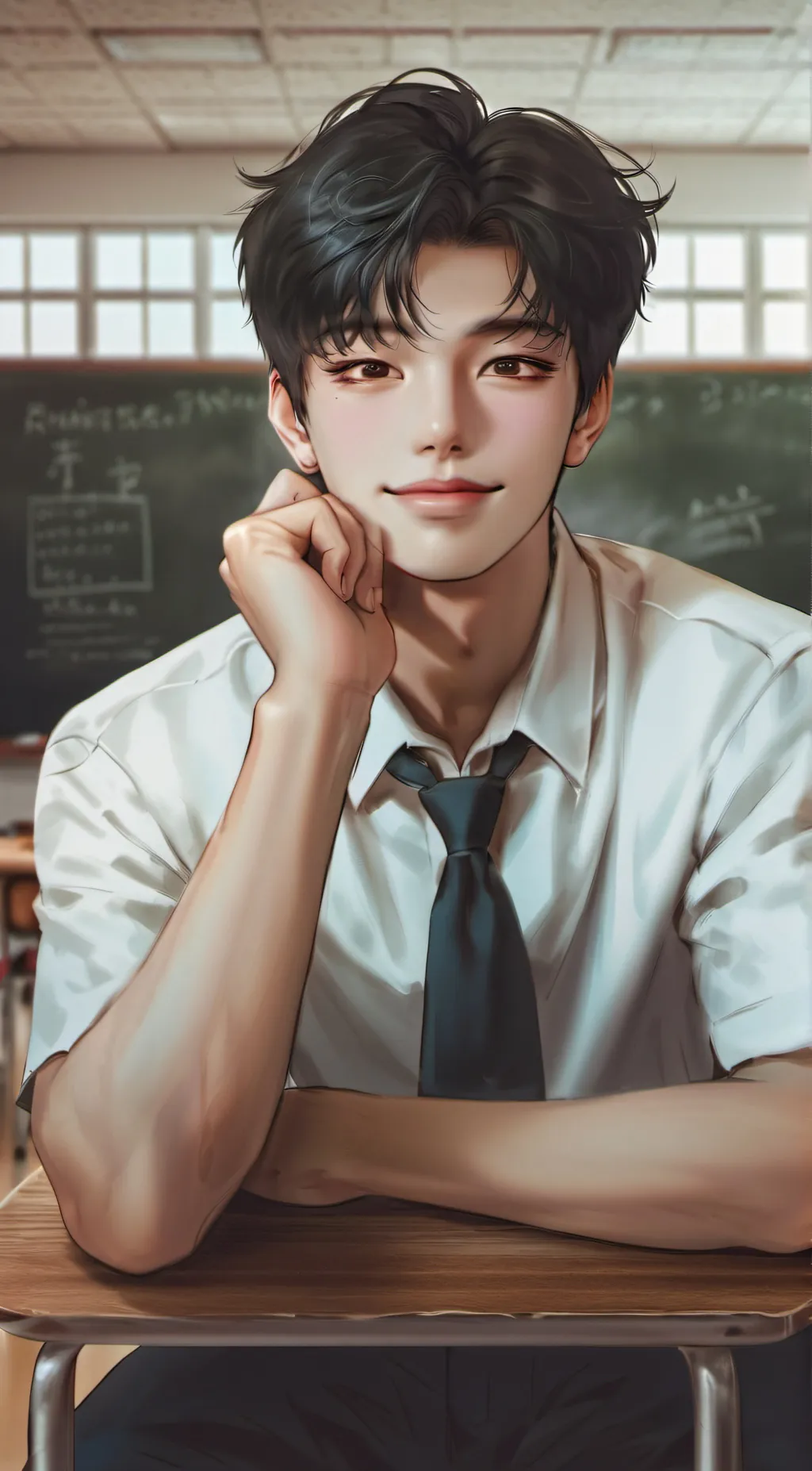 ai character: Rei background