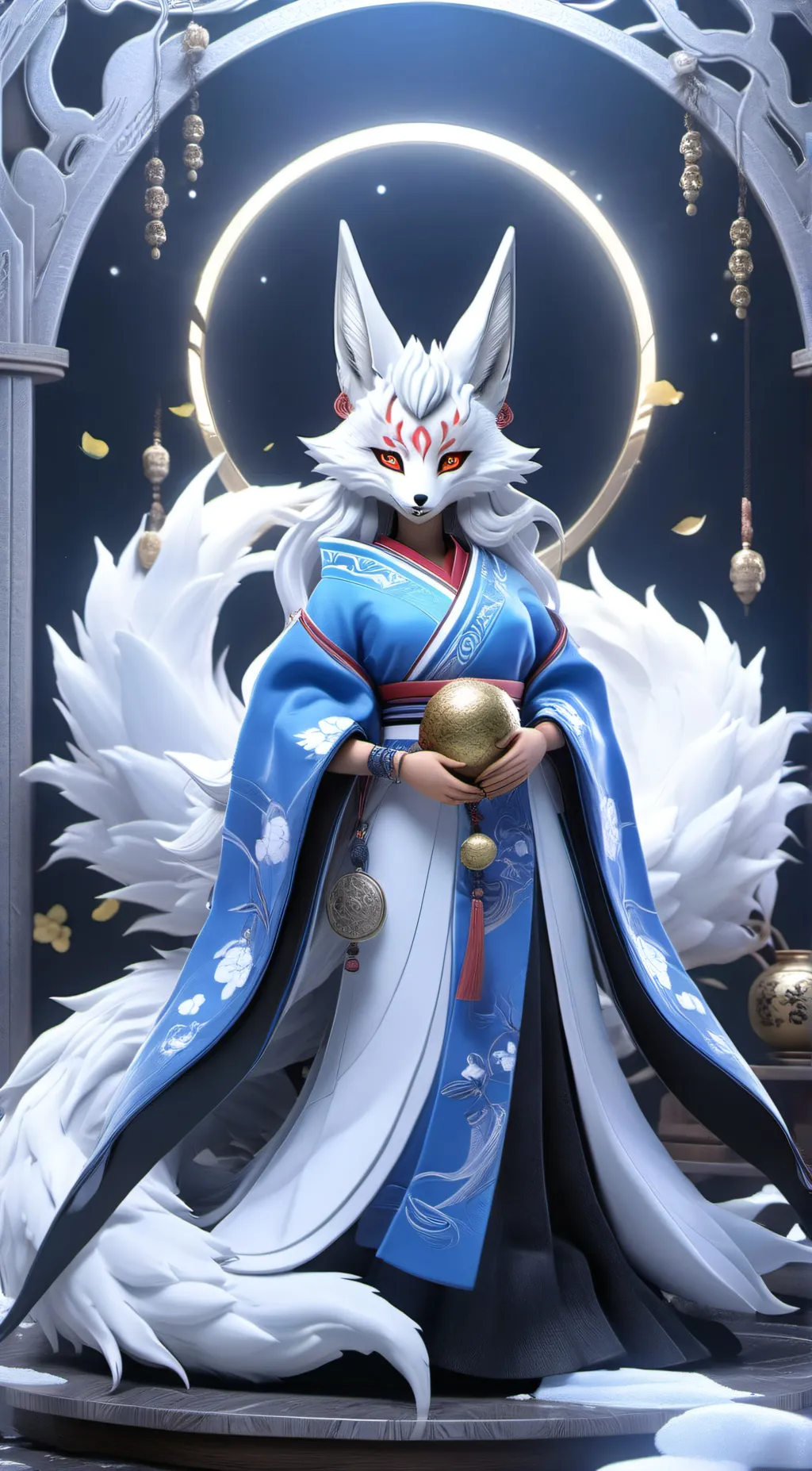 ai character: Nine  background