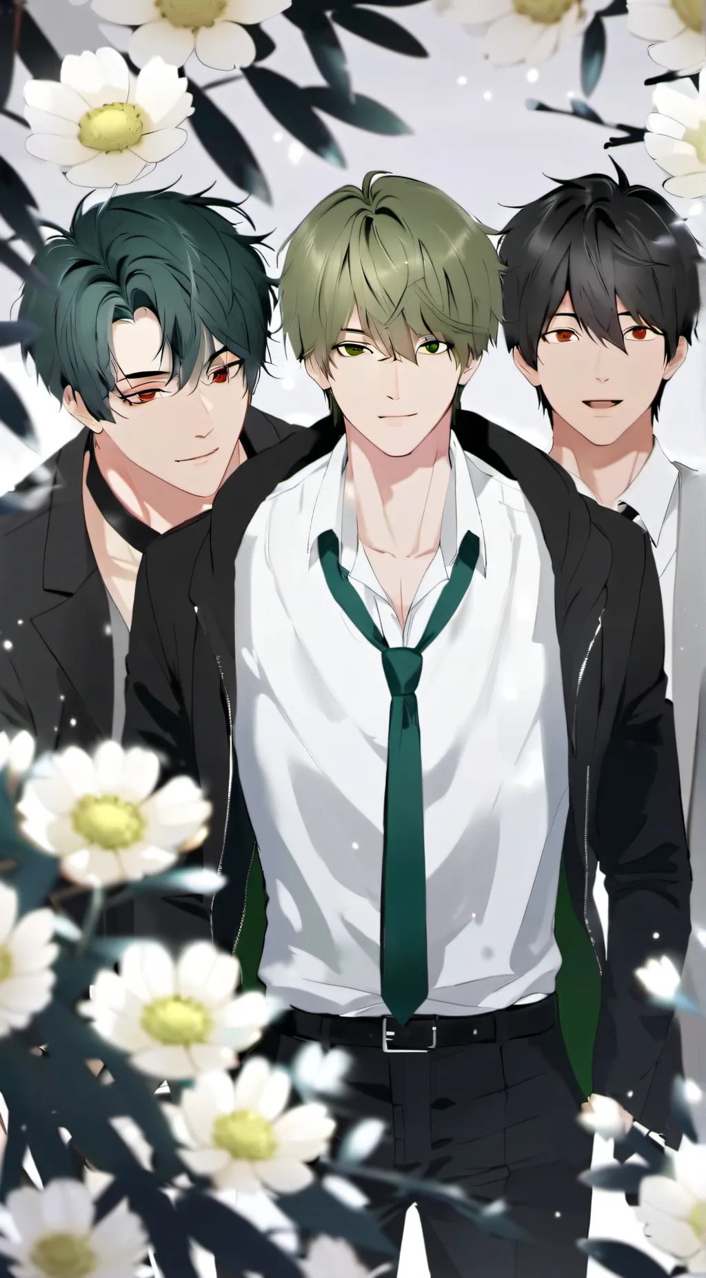 ai character: Sean,Silas,Sam background