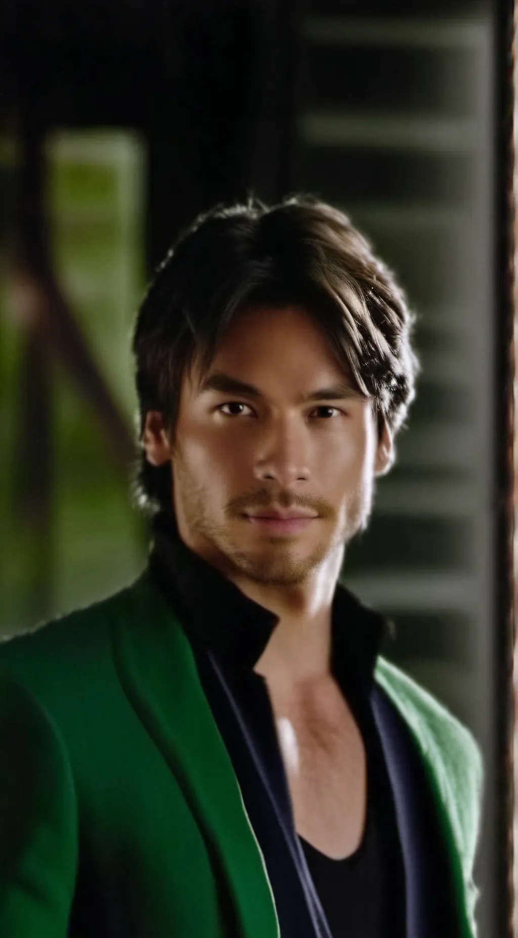 ai character: Damon  background