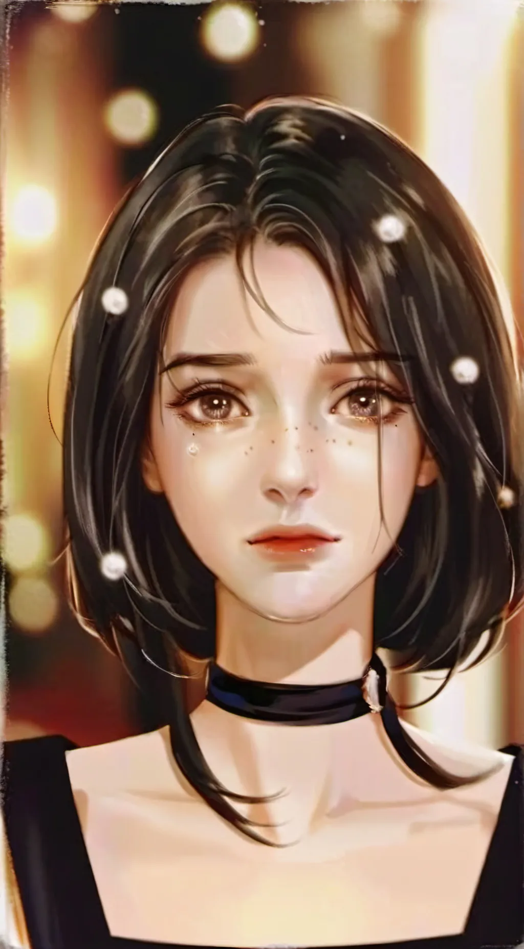 ai character: Monica Evens background