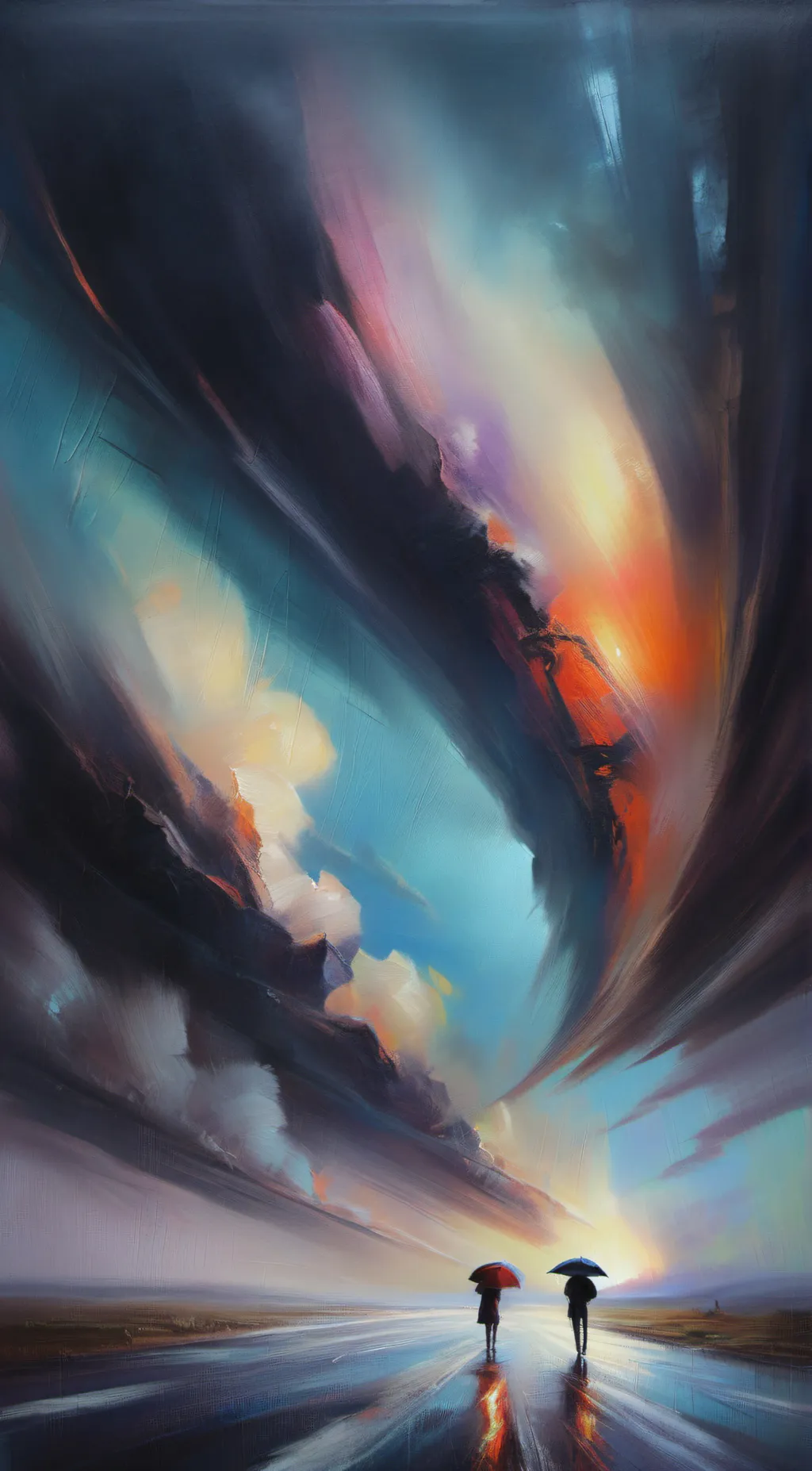 ai character: smiling critters background