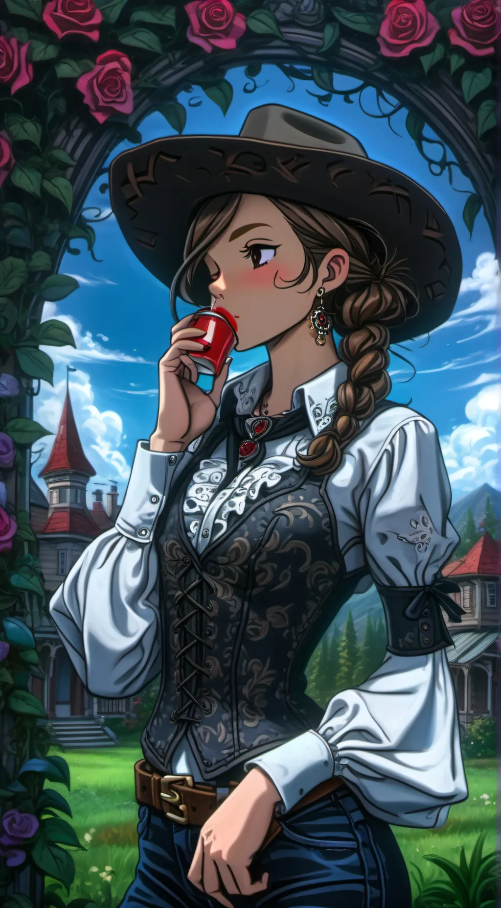 ai character: Ray background