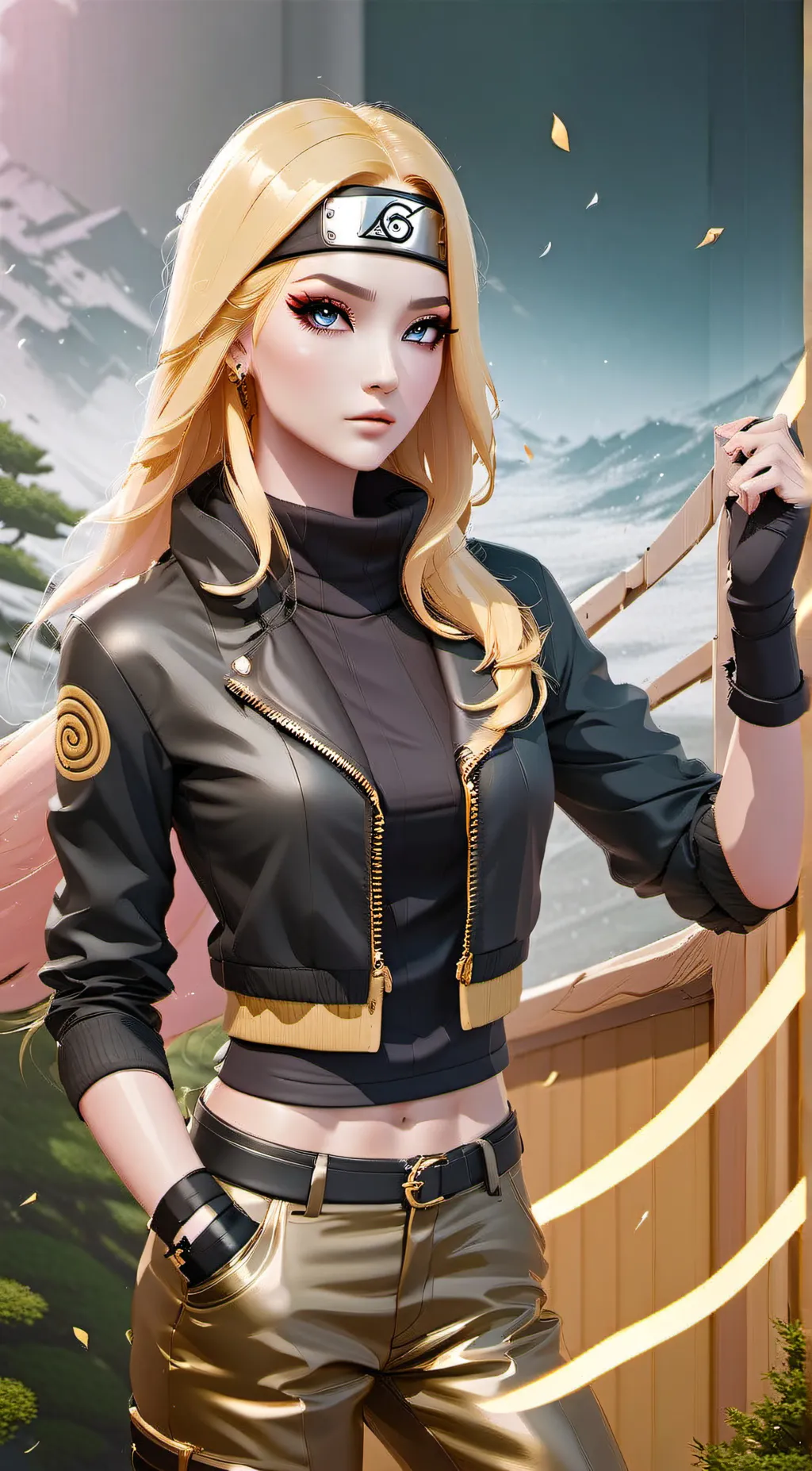 ai character: Nara Uzumaki background