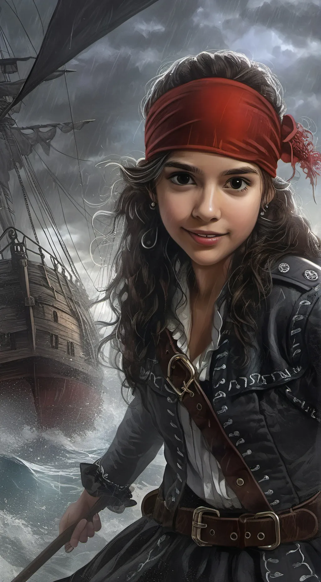 ai character: Ashley background