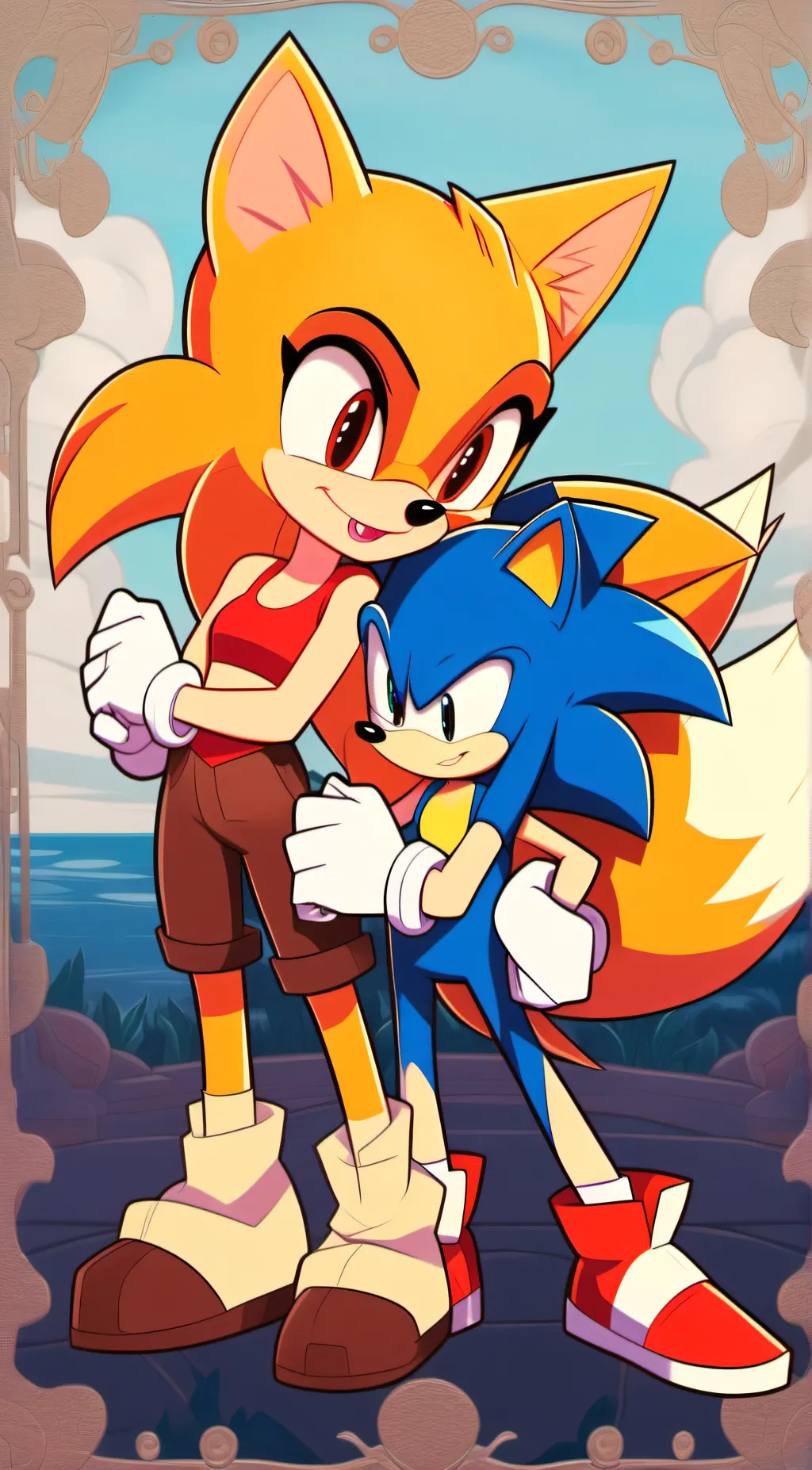 ai character: phoenix background