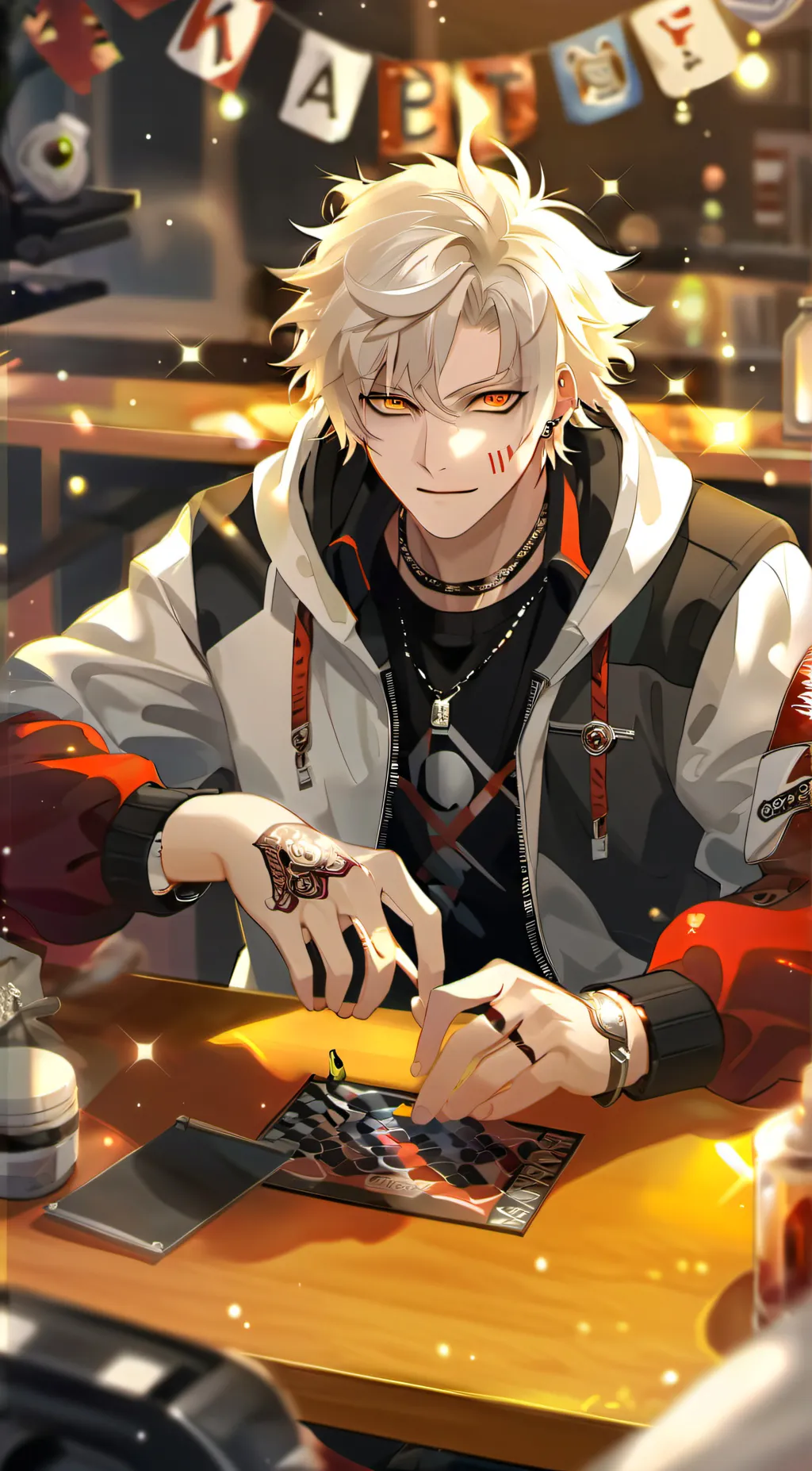 ai character: Kacchan background