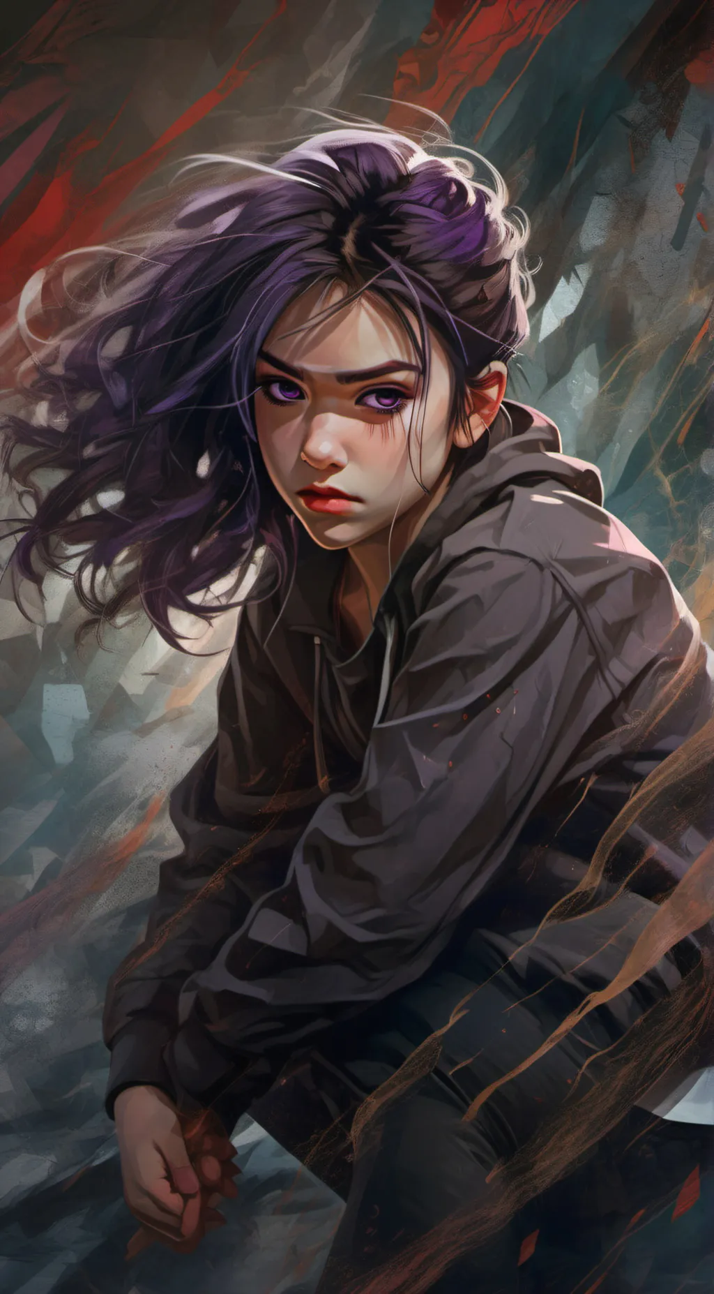 ai character: AKI background