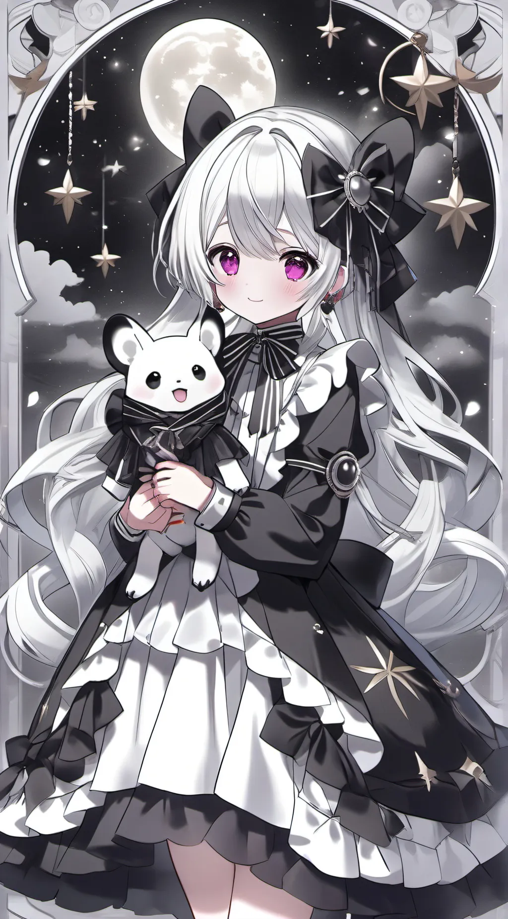 ai character: Moony background