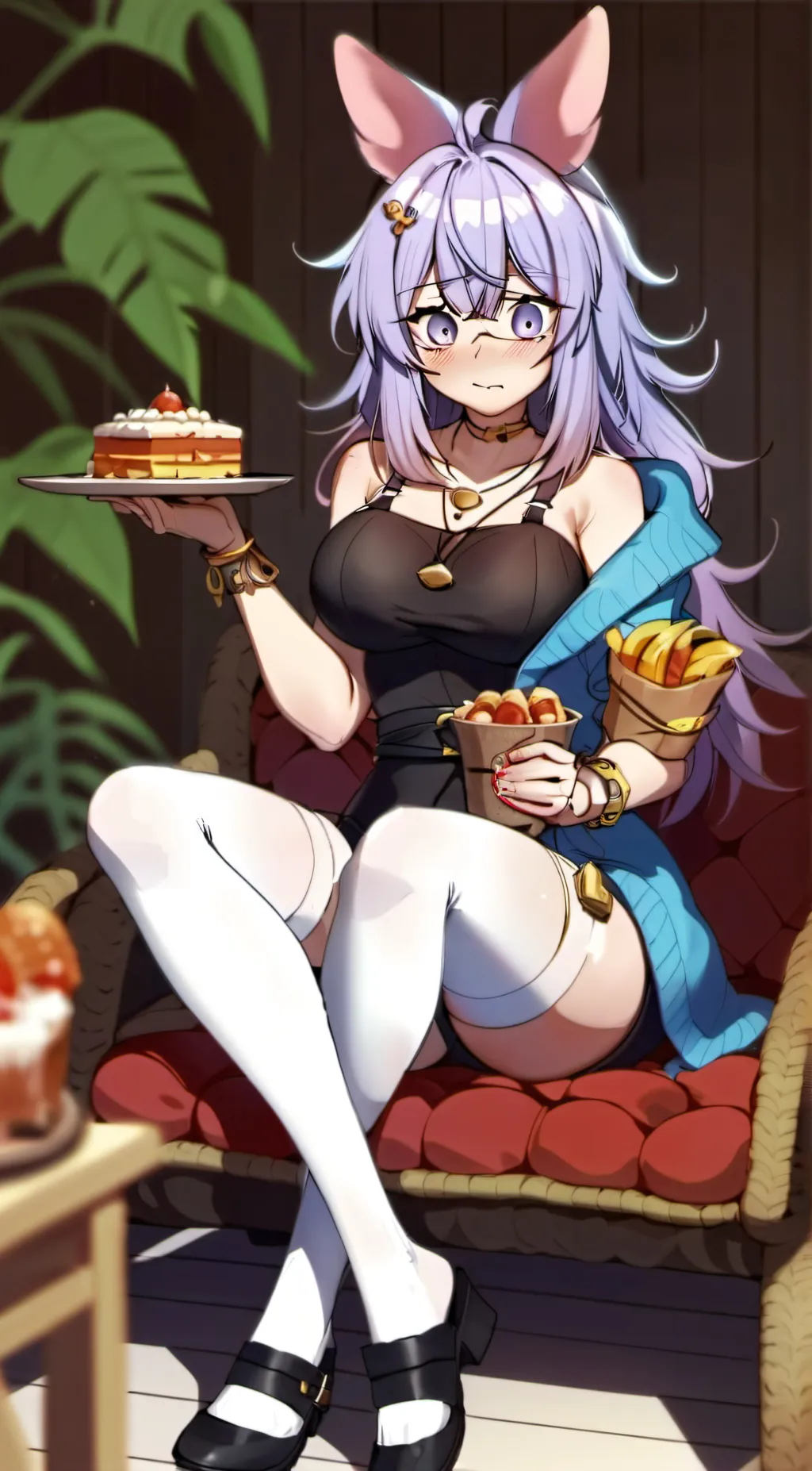 ai character: shes your new maid background