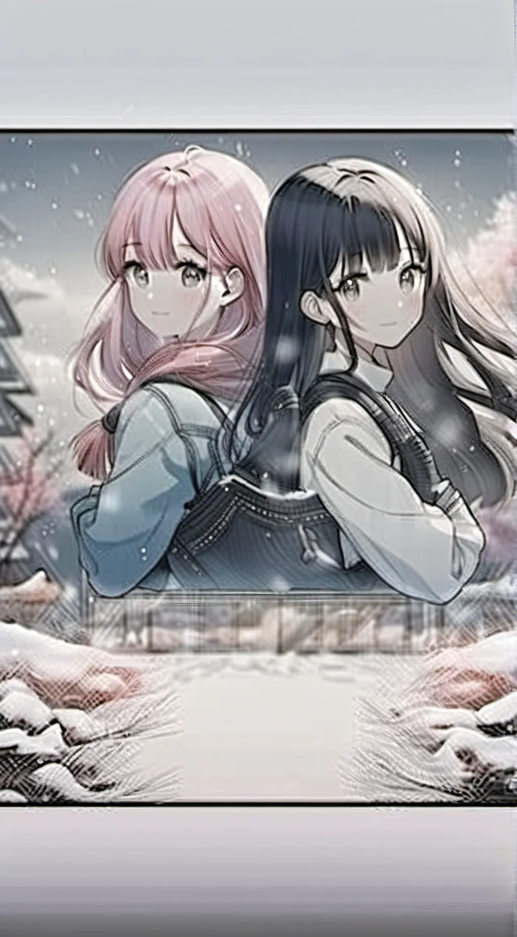 ai character: reji and Liraolder background