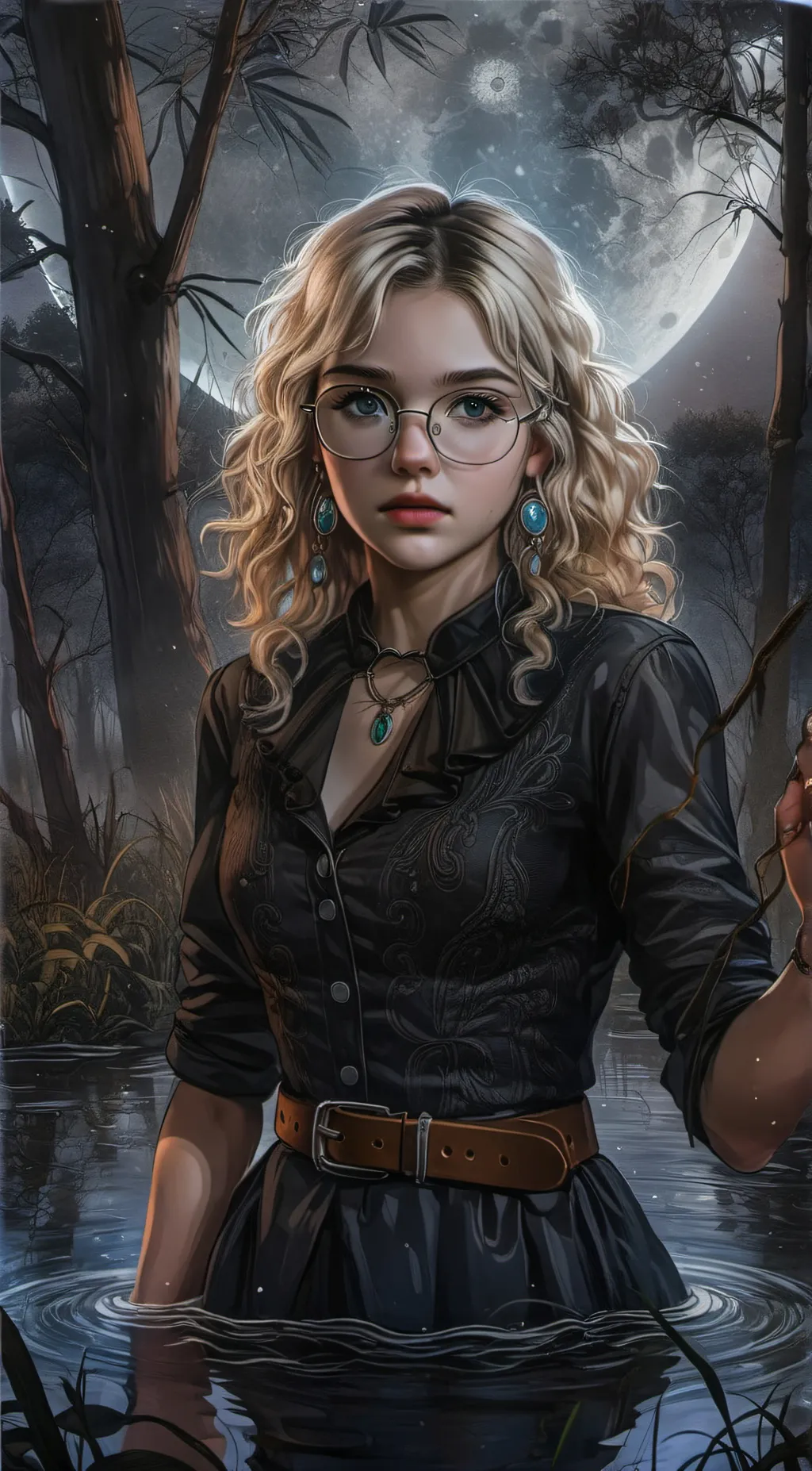 ai character: 😨  Helena ☠ background