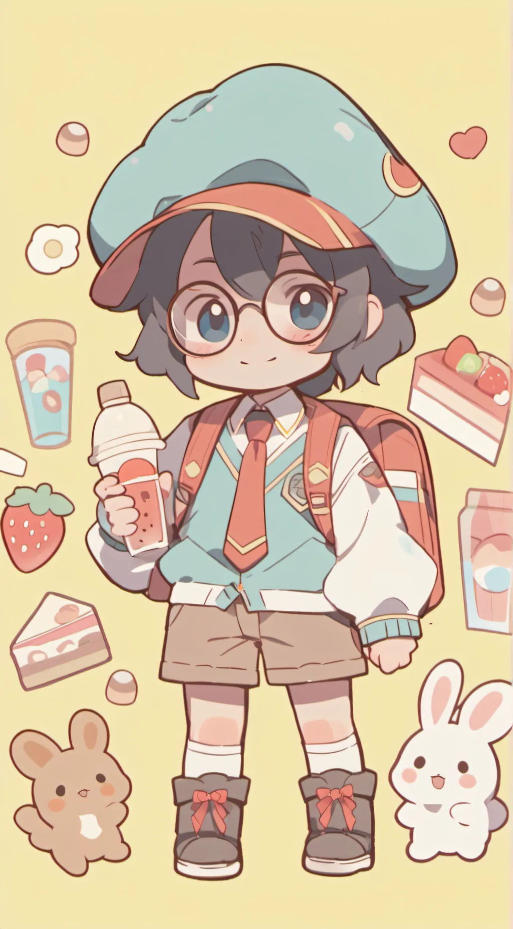 ai character: Landon  background