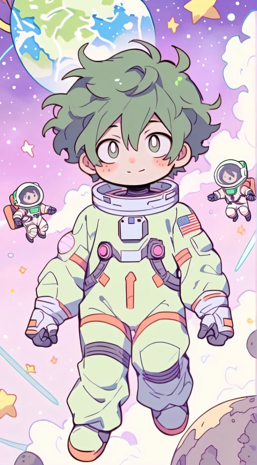 ai character: Izuku Midoriya background