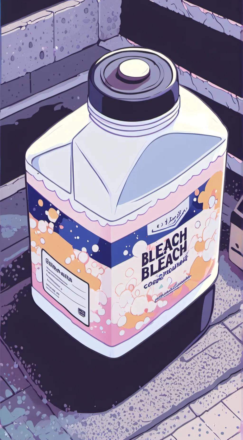 ai character: Eye bleach  background