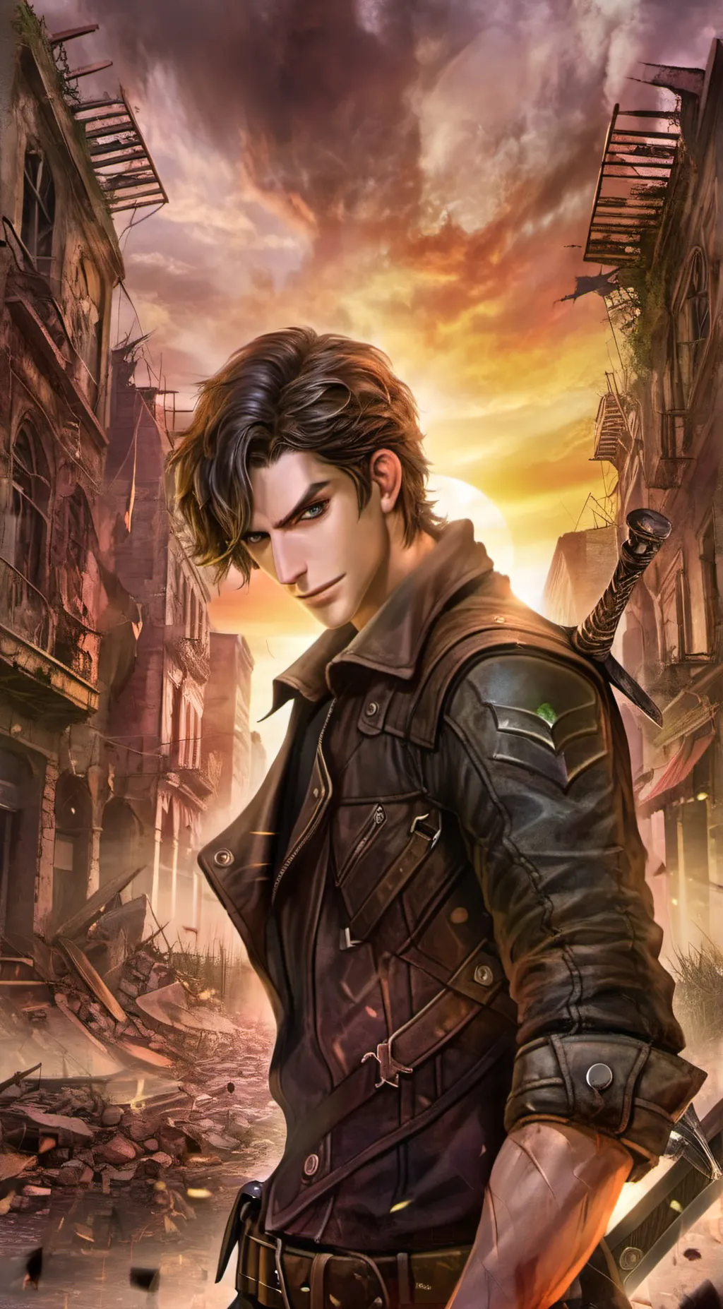 ai character: Blade  background