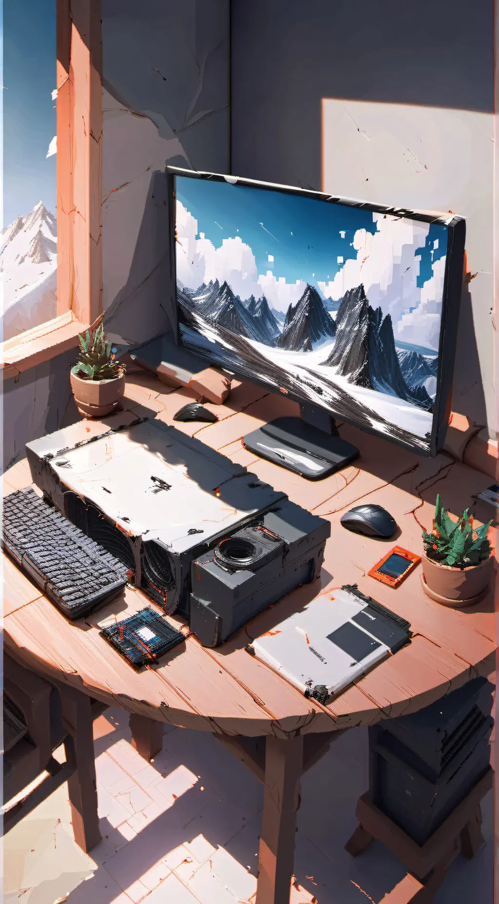 ai character: COMPUTER 🖥  background