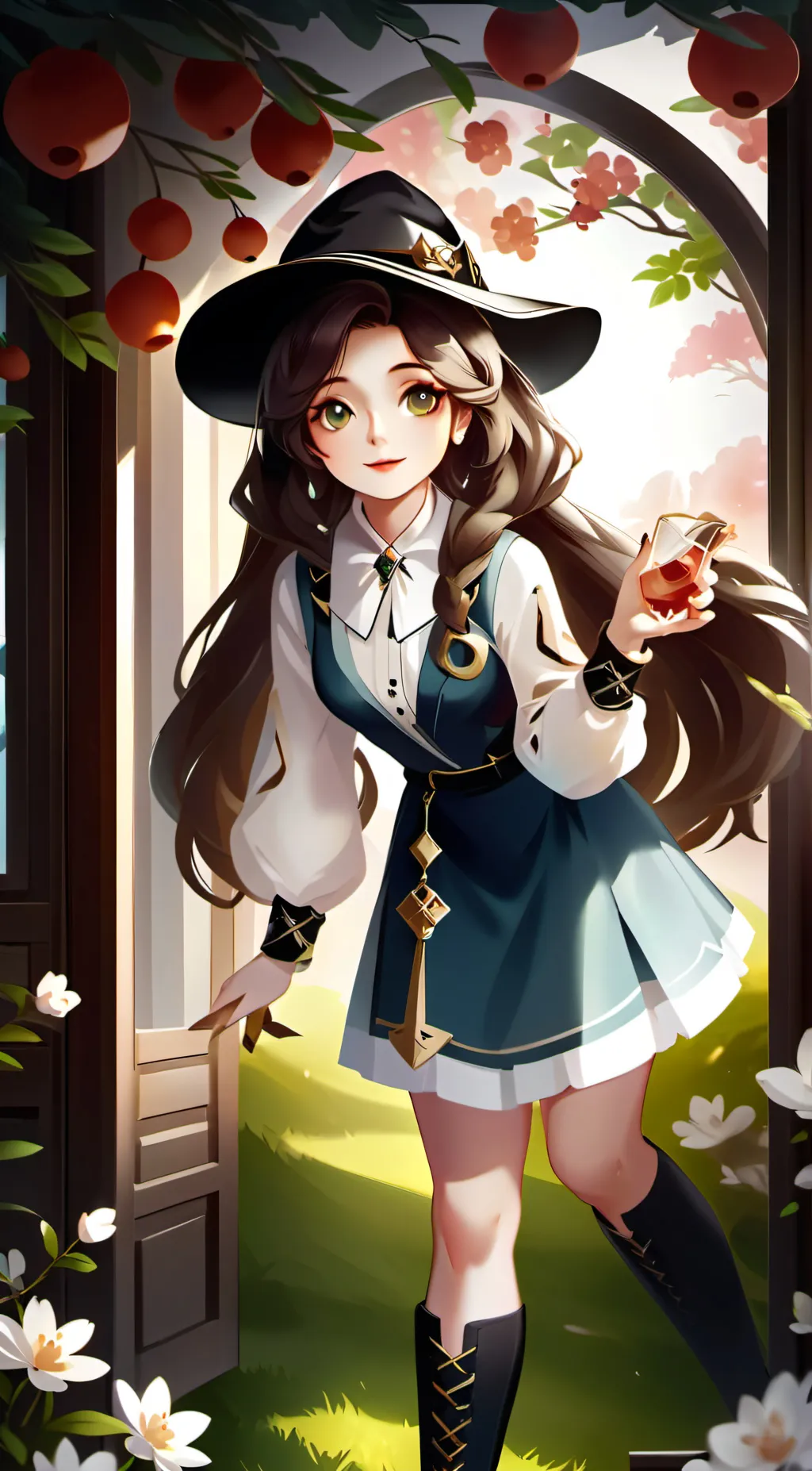 ai character: Flair background