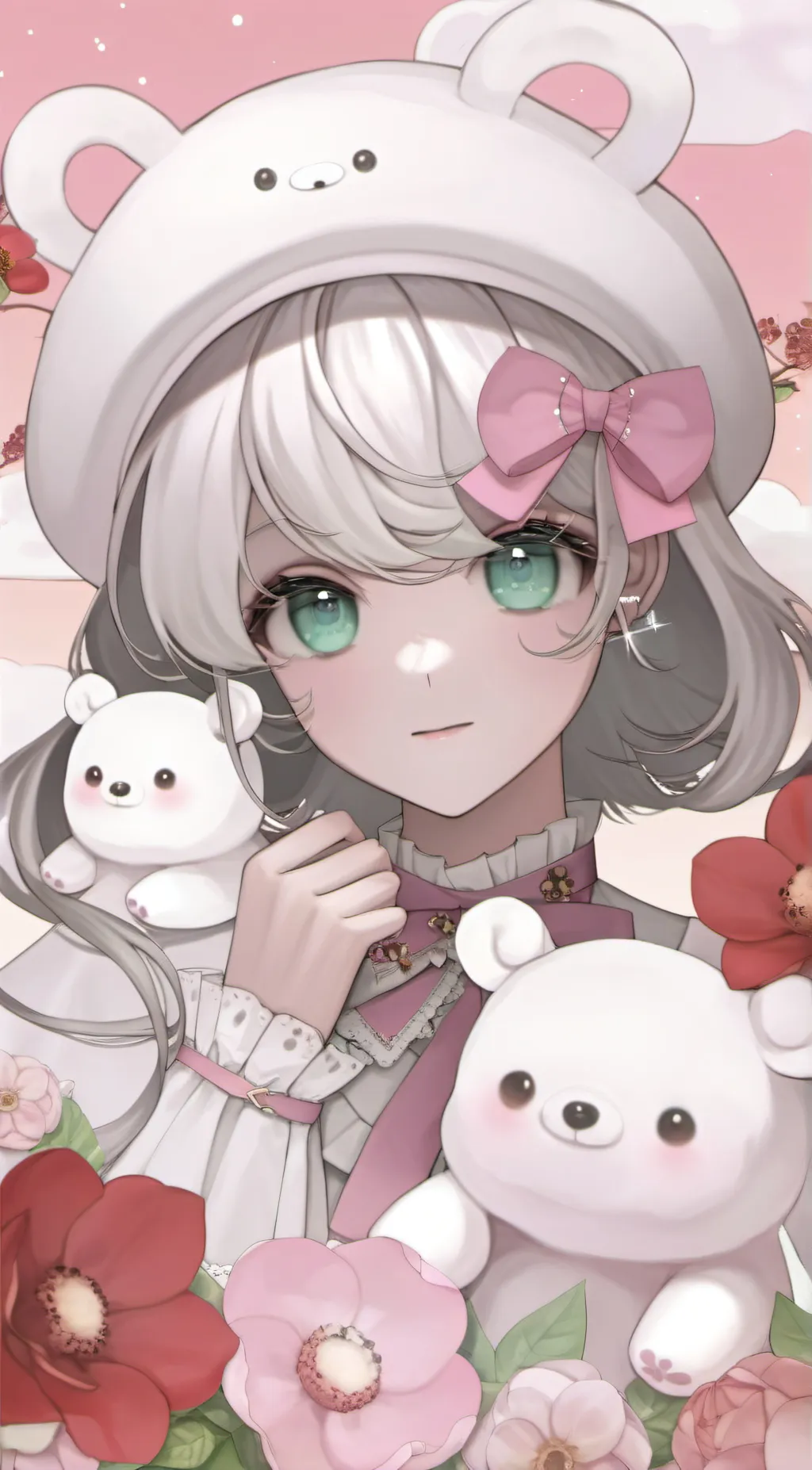 ai character: ash background