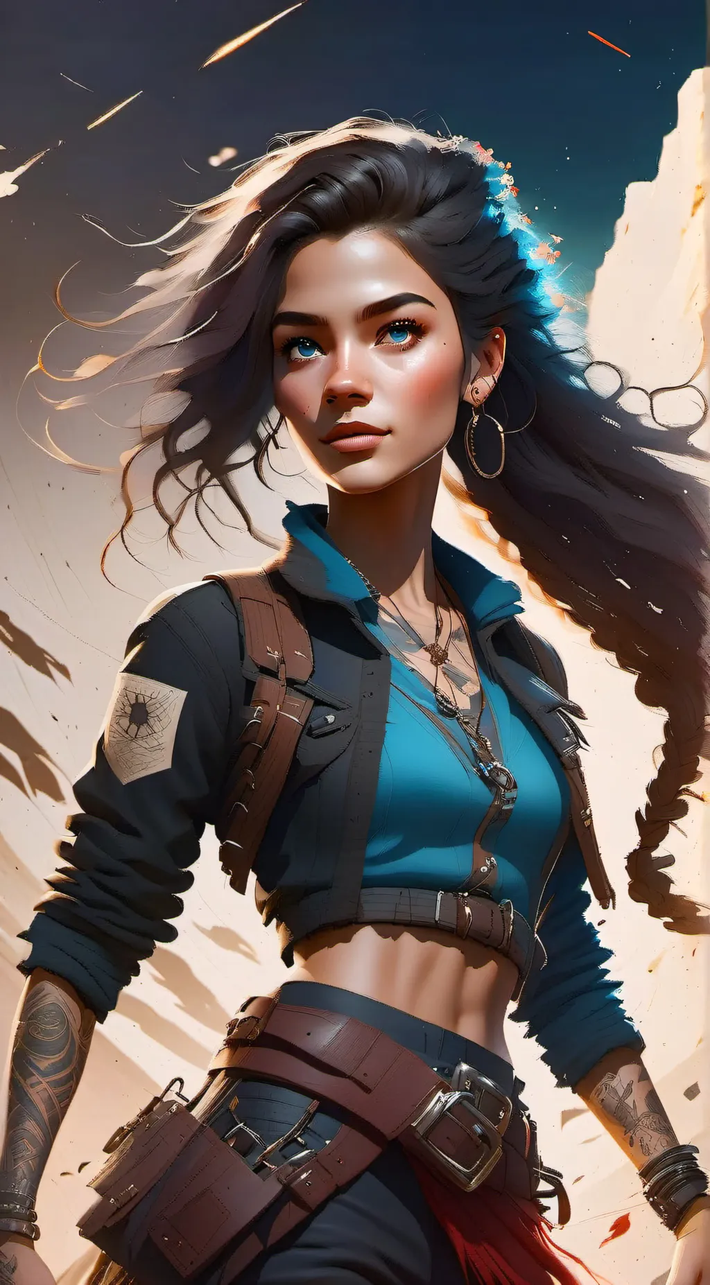 ai character: Jackie  background