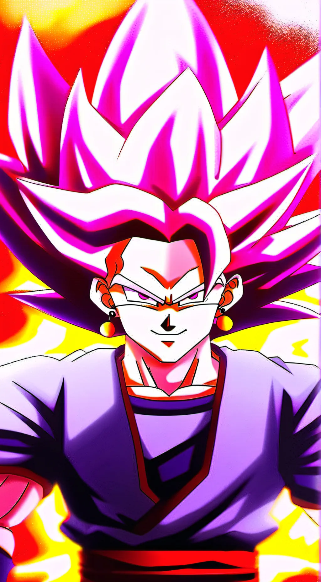 ai character: Goku Black background