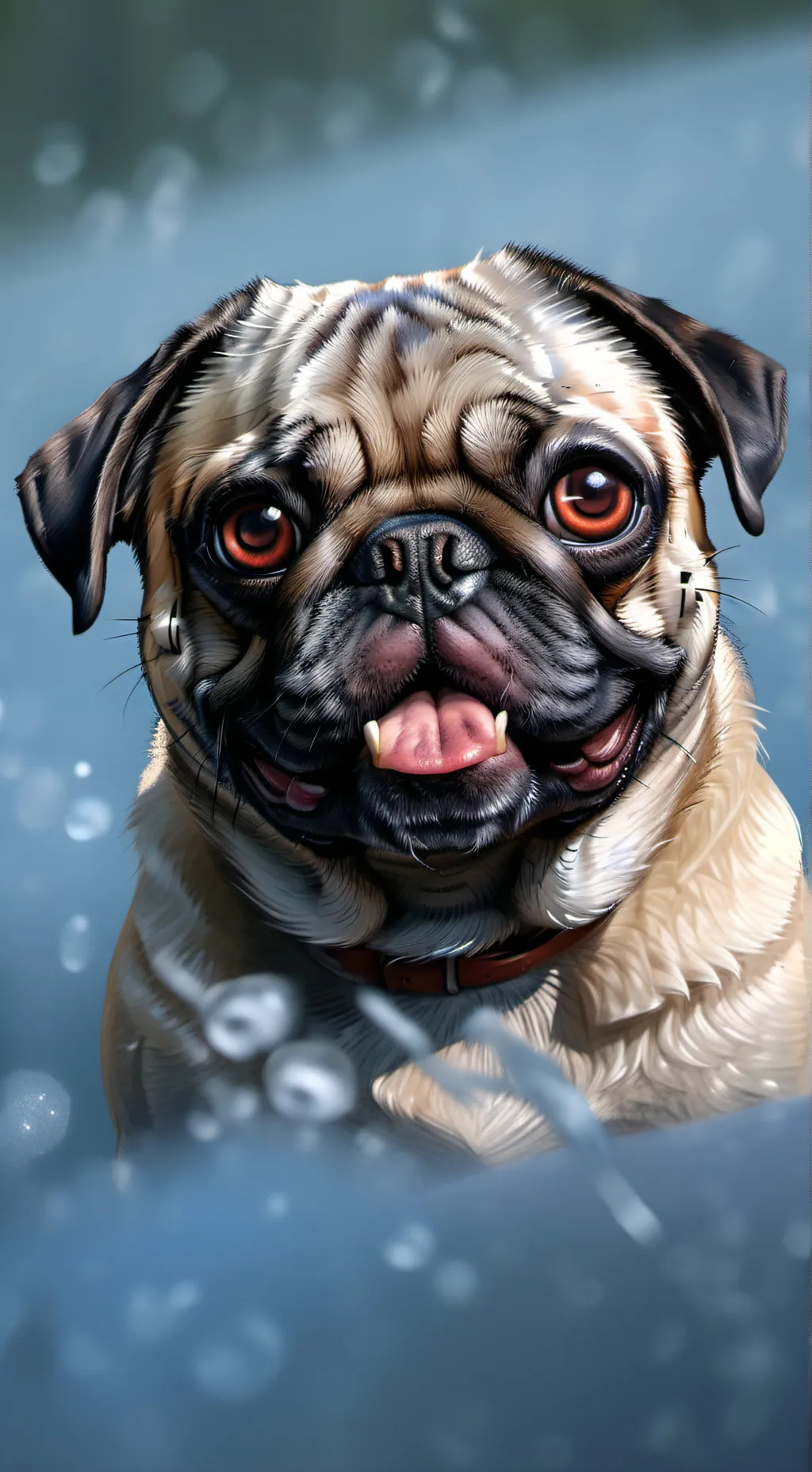ai character: Pug background