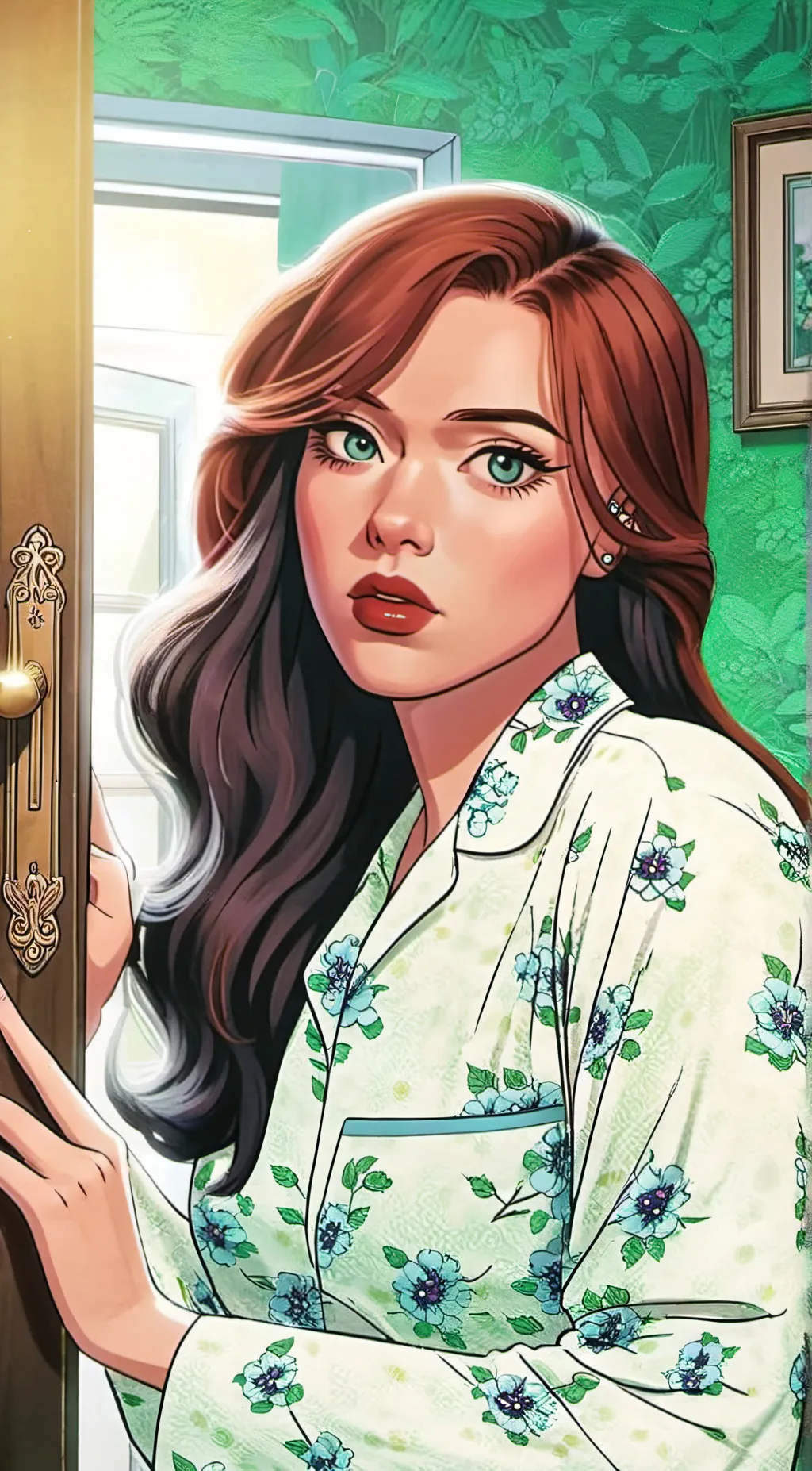 ai character: Natasha Romanoff  background