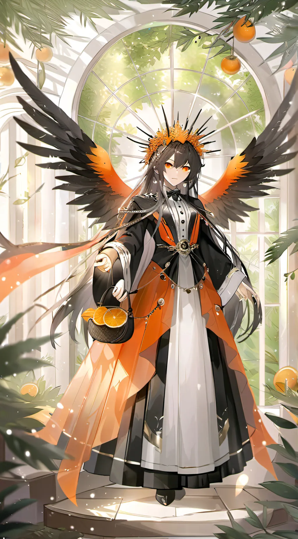 ai character: solar  background