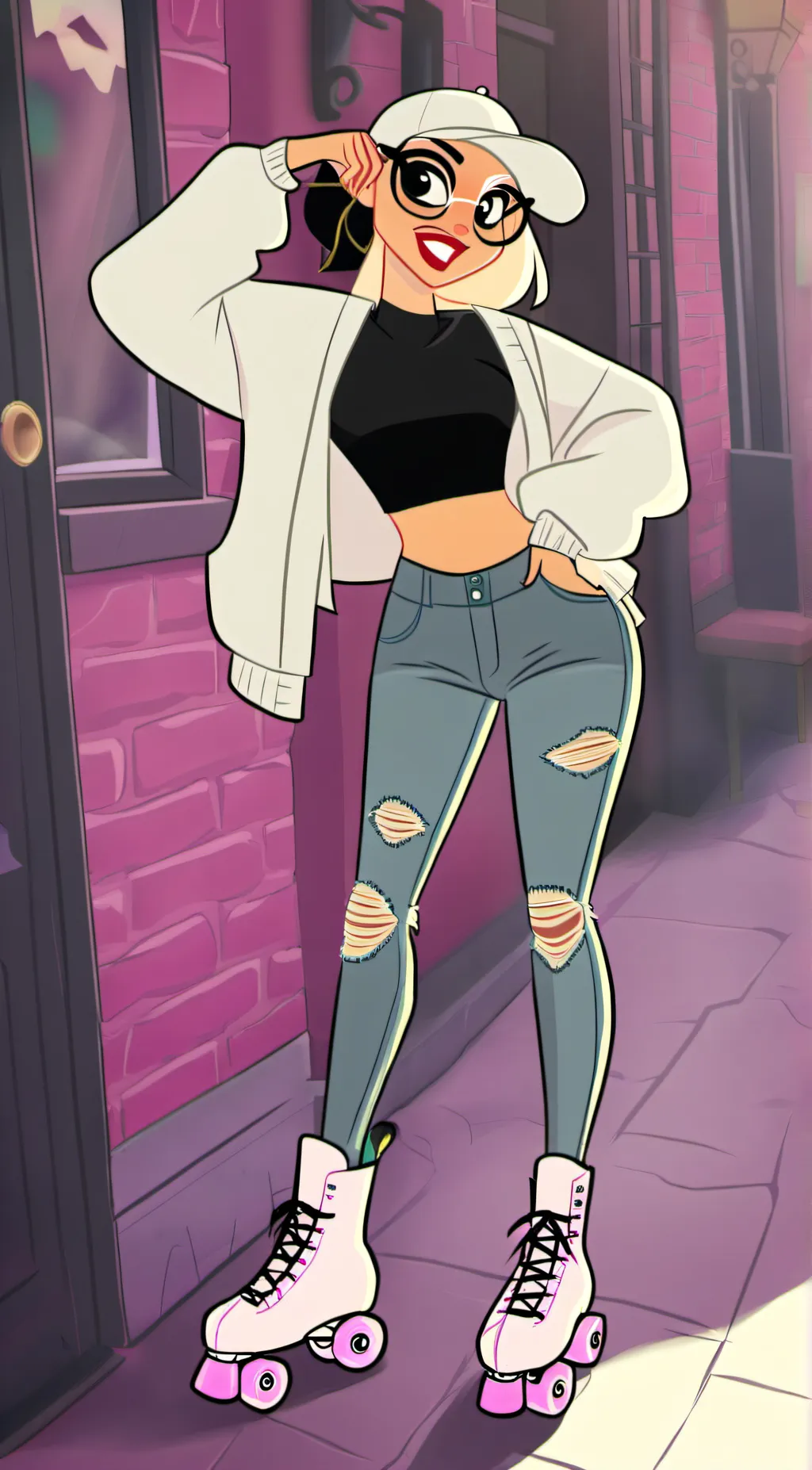 ai character: Edds world  background