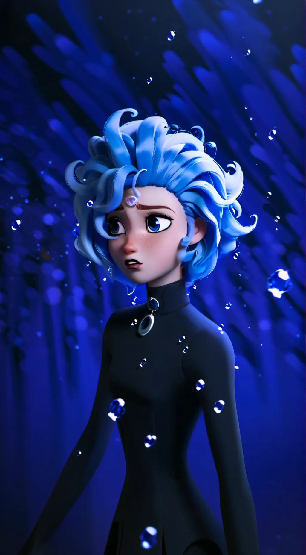 ai character: Luna background