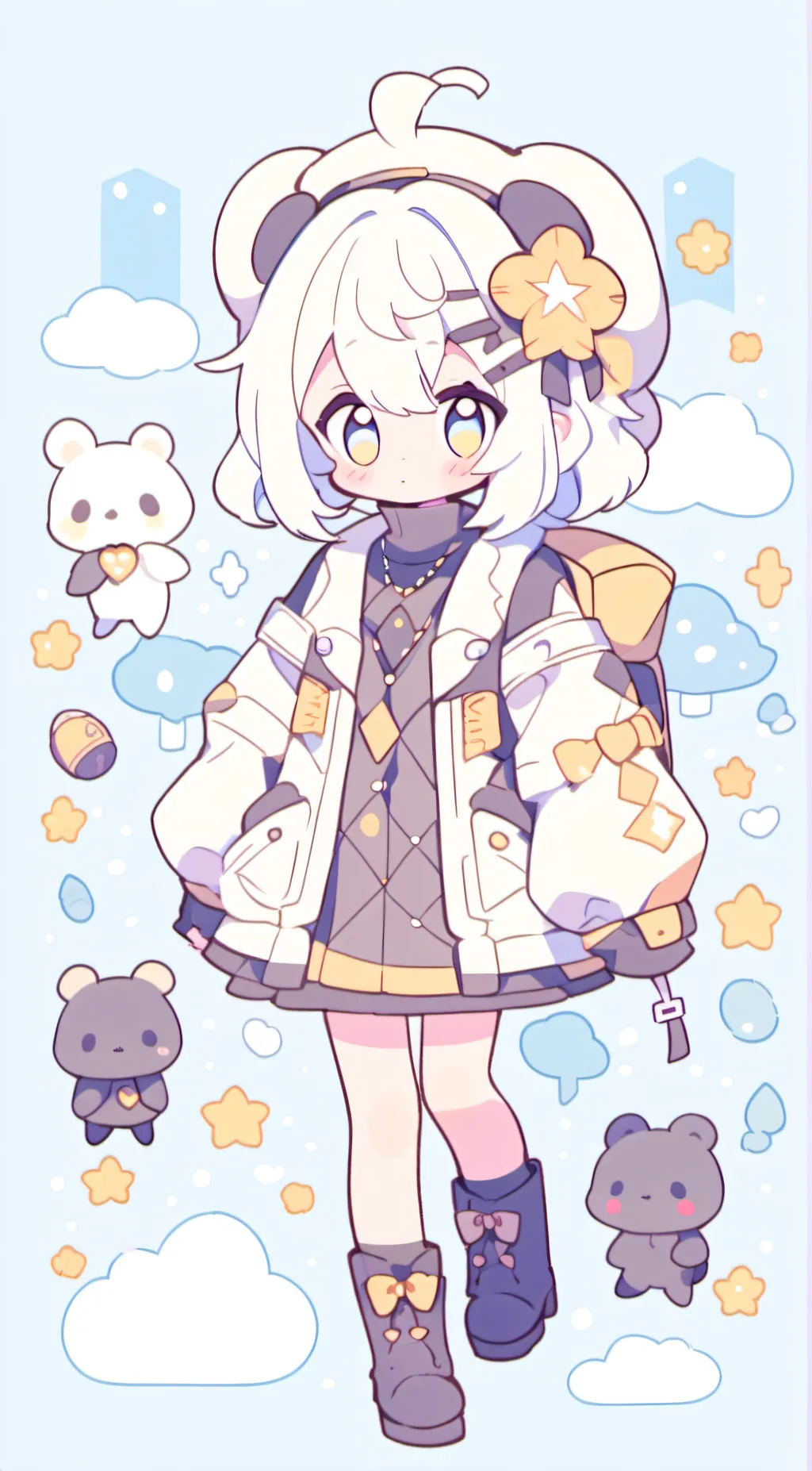 ai character: 💙Aubree💙 background
