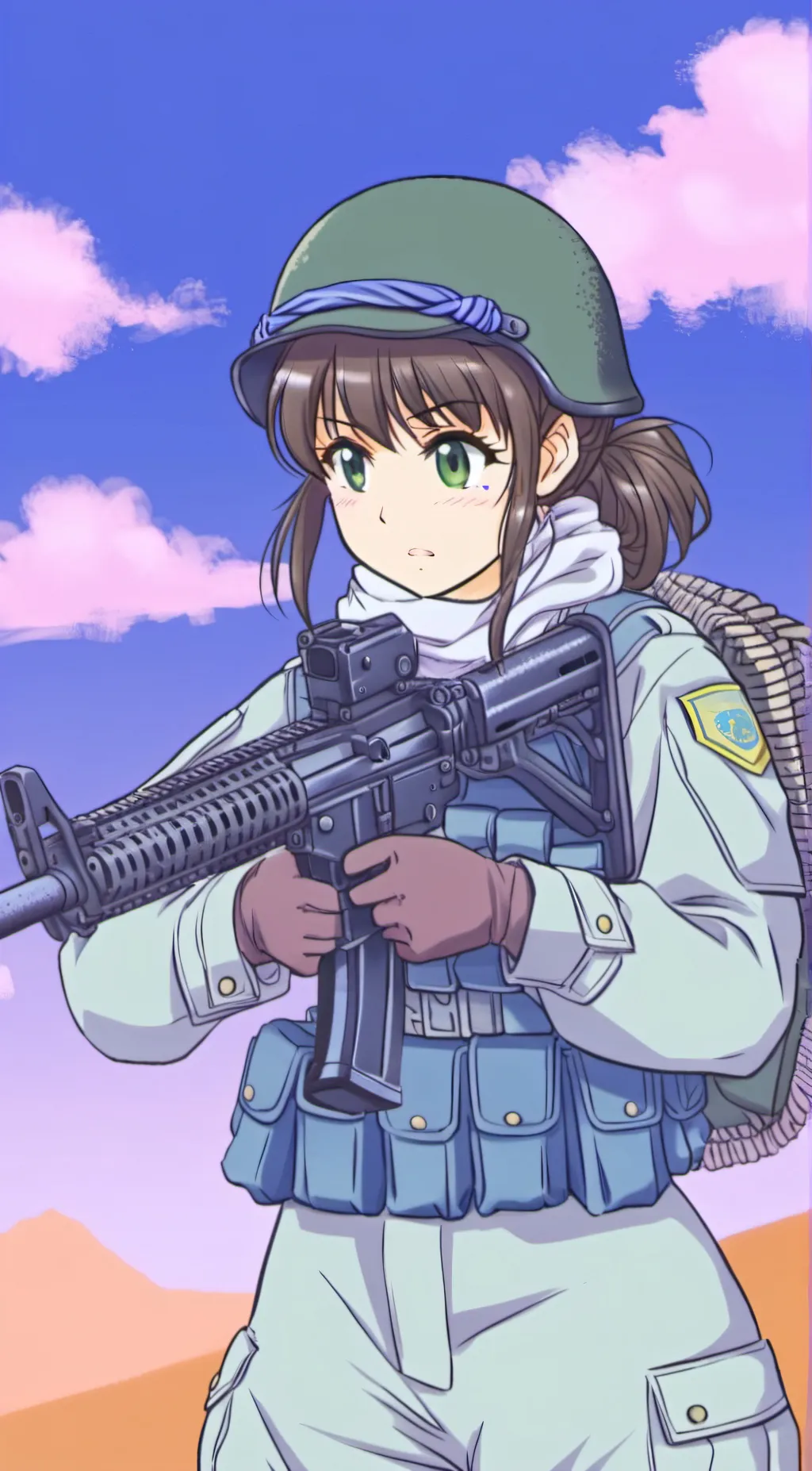 ai character: m4ae8 "easy eight" background