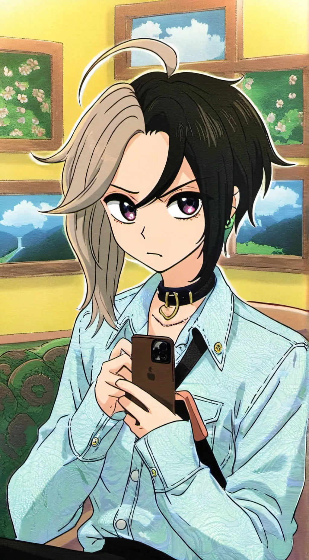 ai character: Loona background