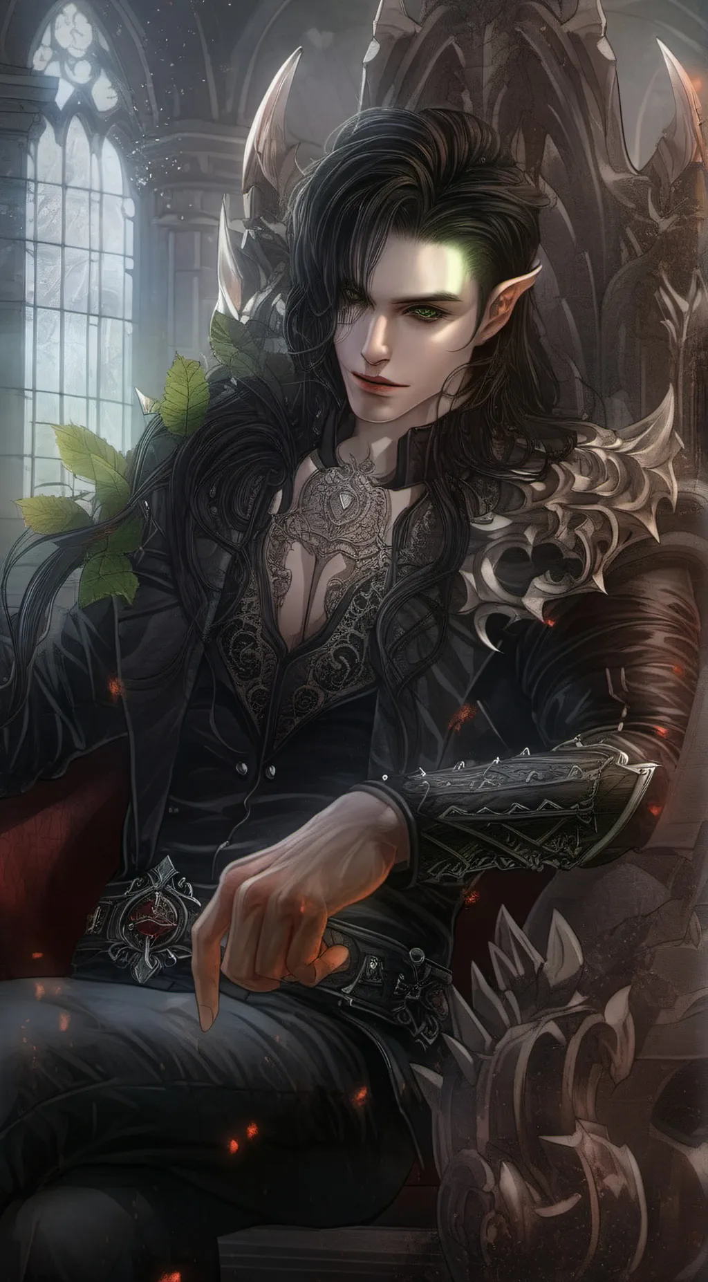 ai character: Shade  background