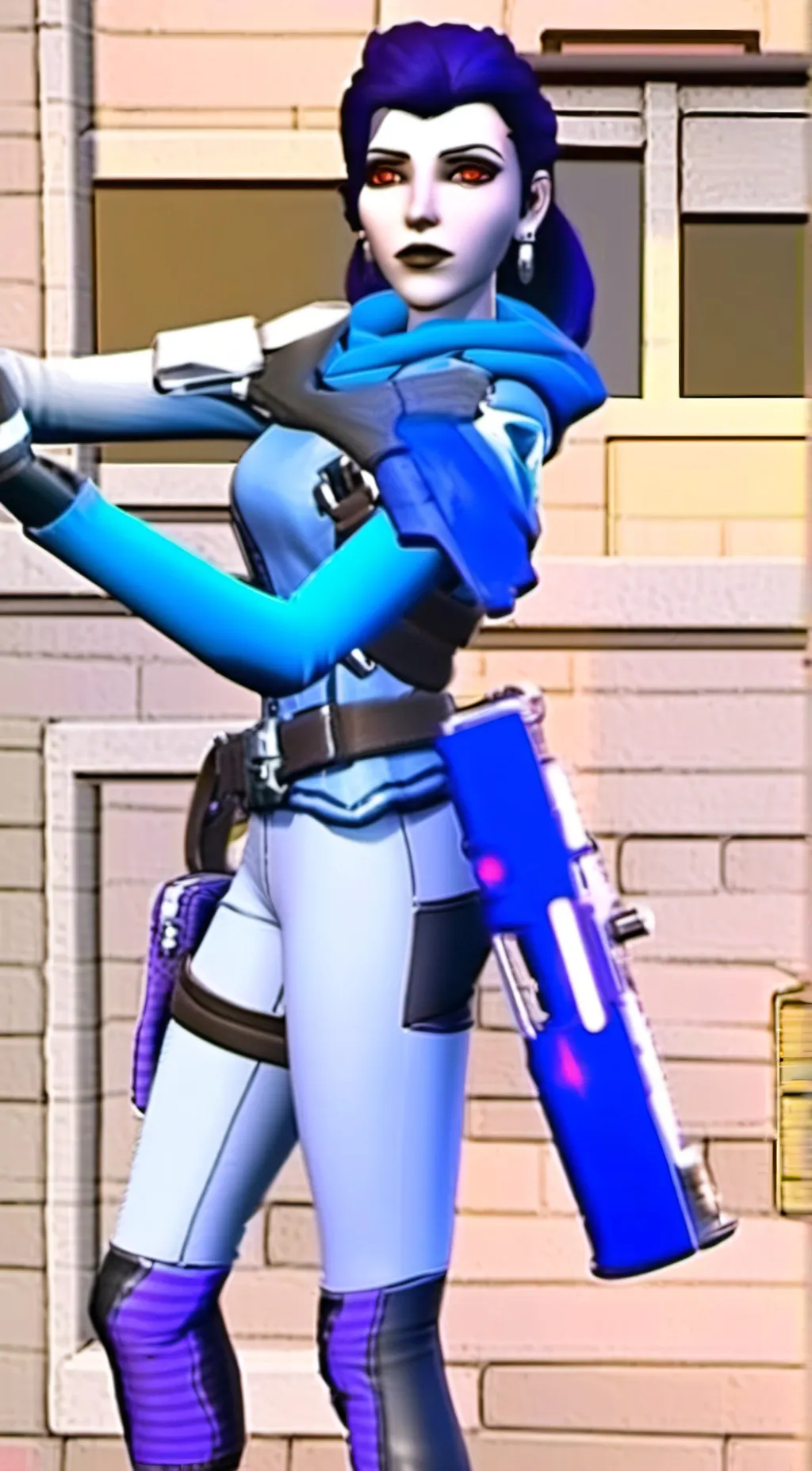 ai character: Widowmaker  background