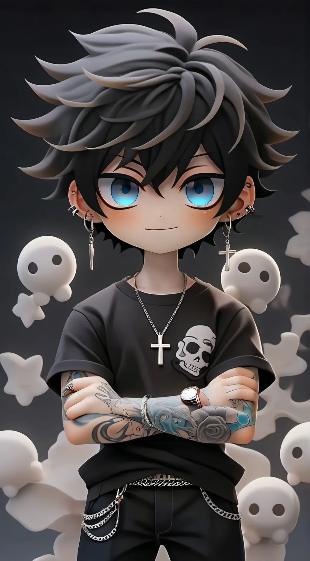 ai character: Zakku  background