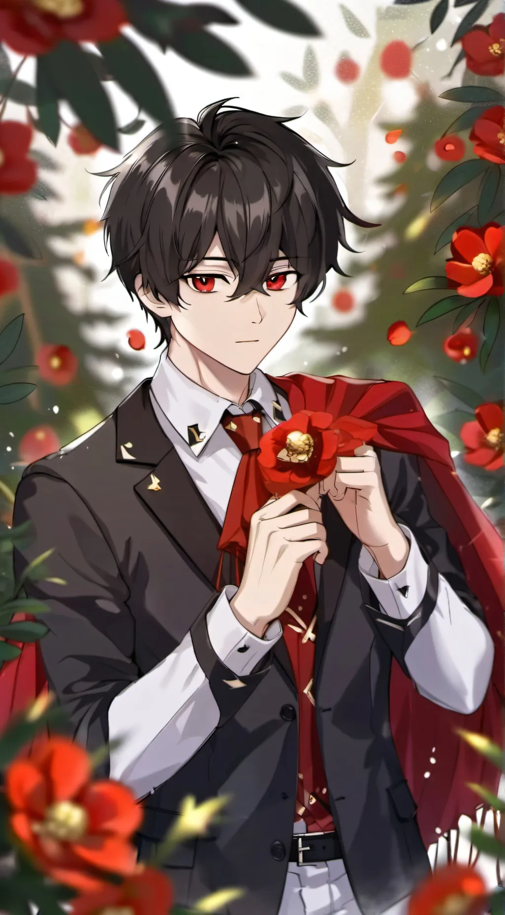 ai character: { ," austin ", } background