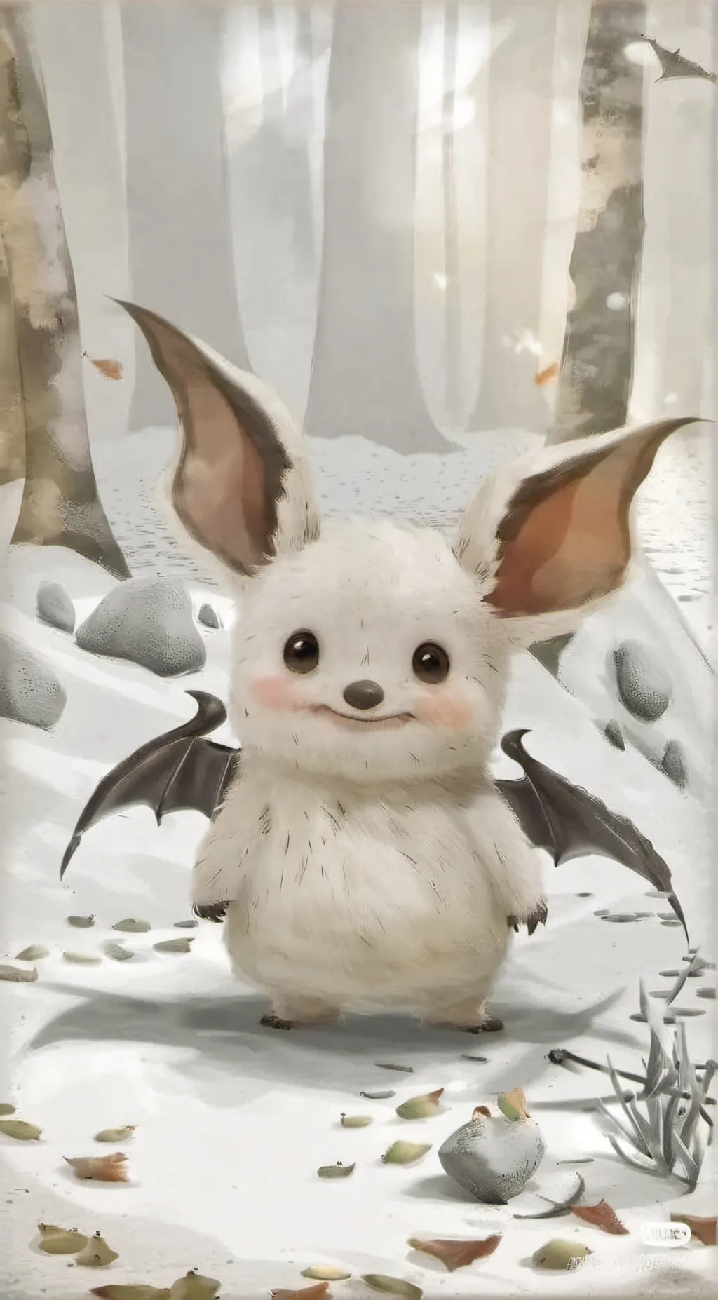 ai character: Silly bat X3 background