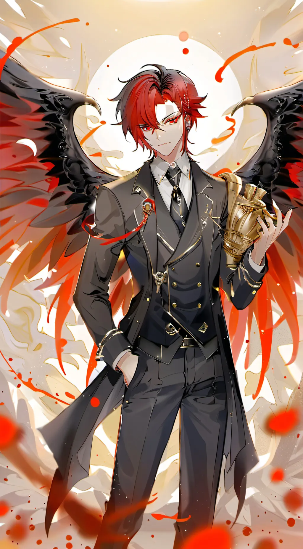 ai character: August background